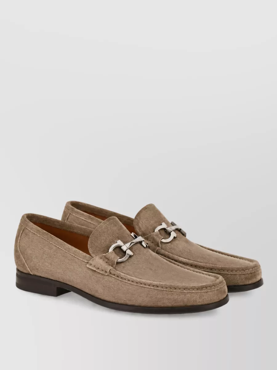 Ferragamo leather loafers