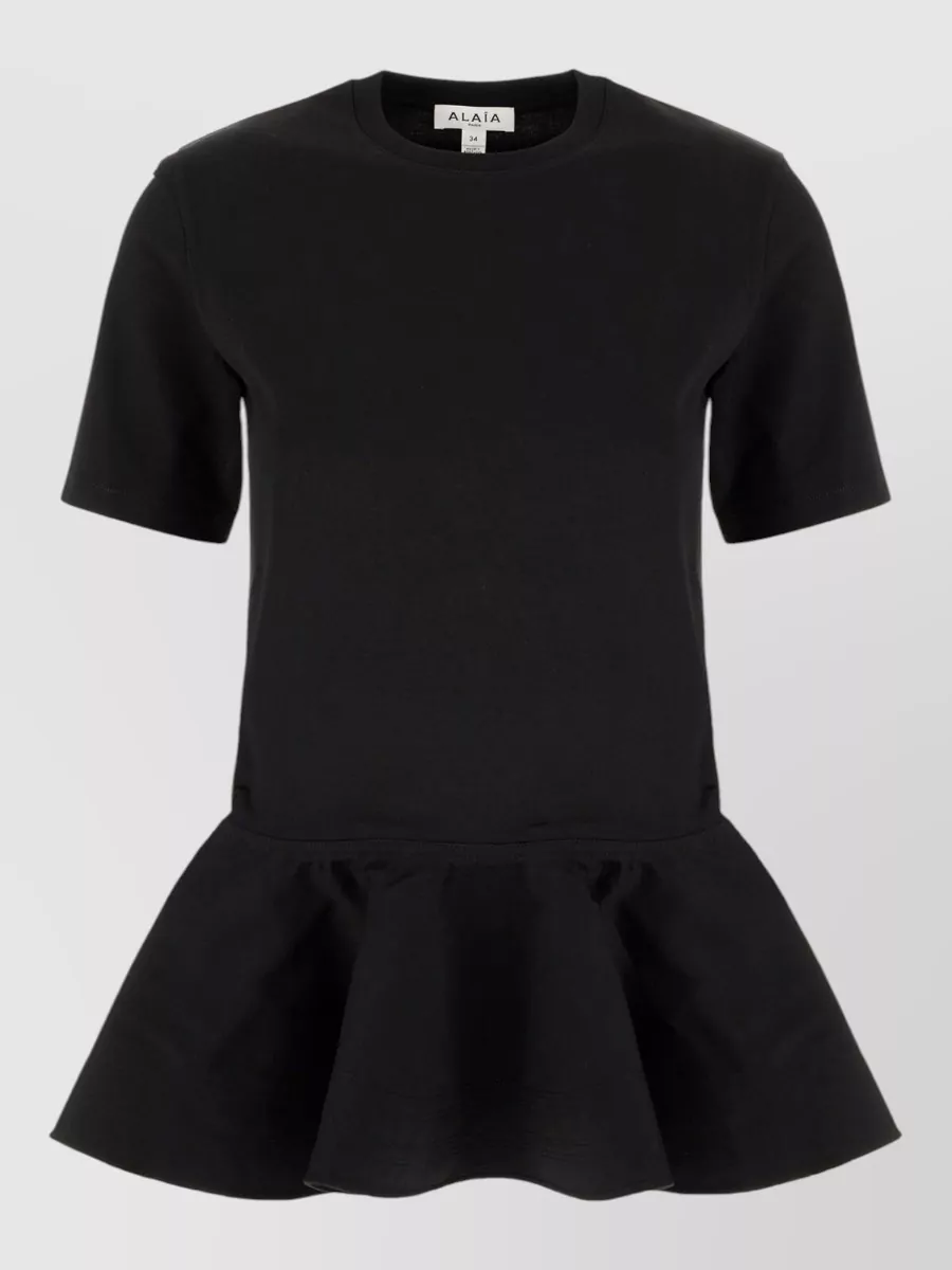 Alaïa cotton mini dress