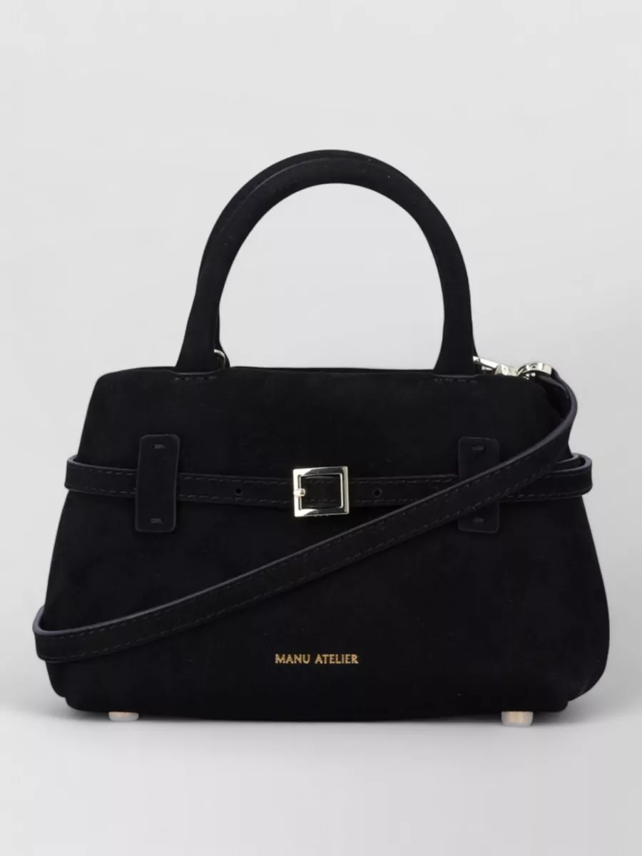 Manu Atelier Leather shoulder bag
