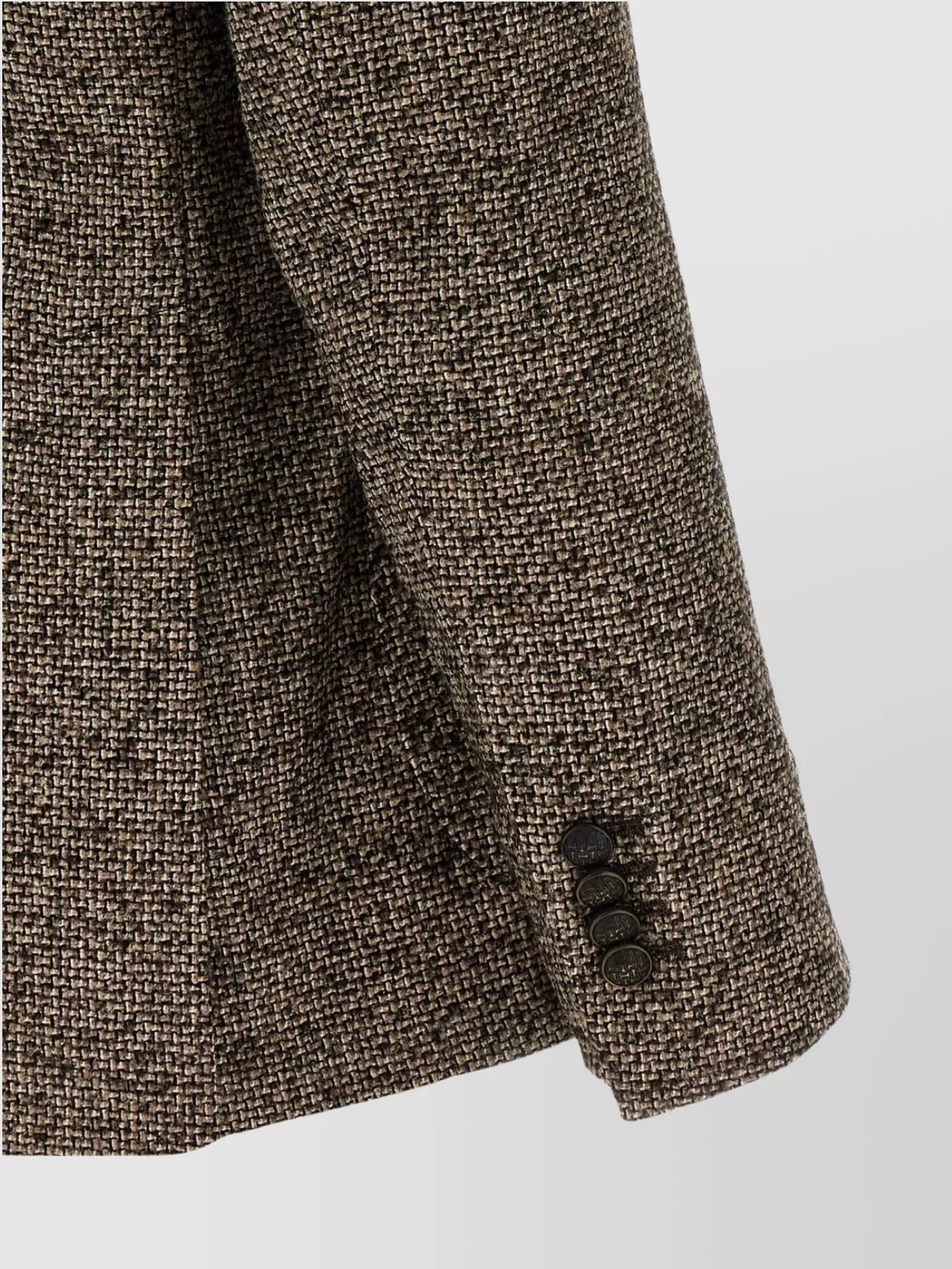 Tagliatore Wool Blazer With Notch Lapel And Front Pockets