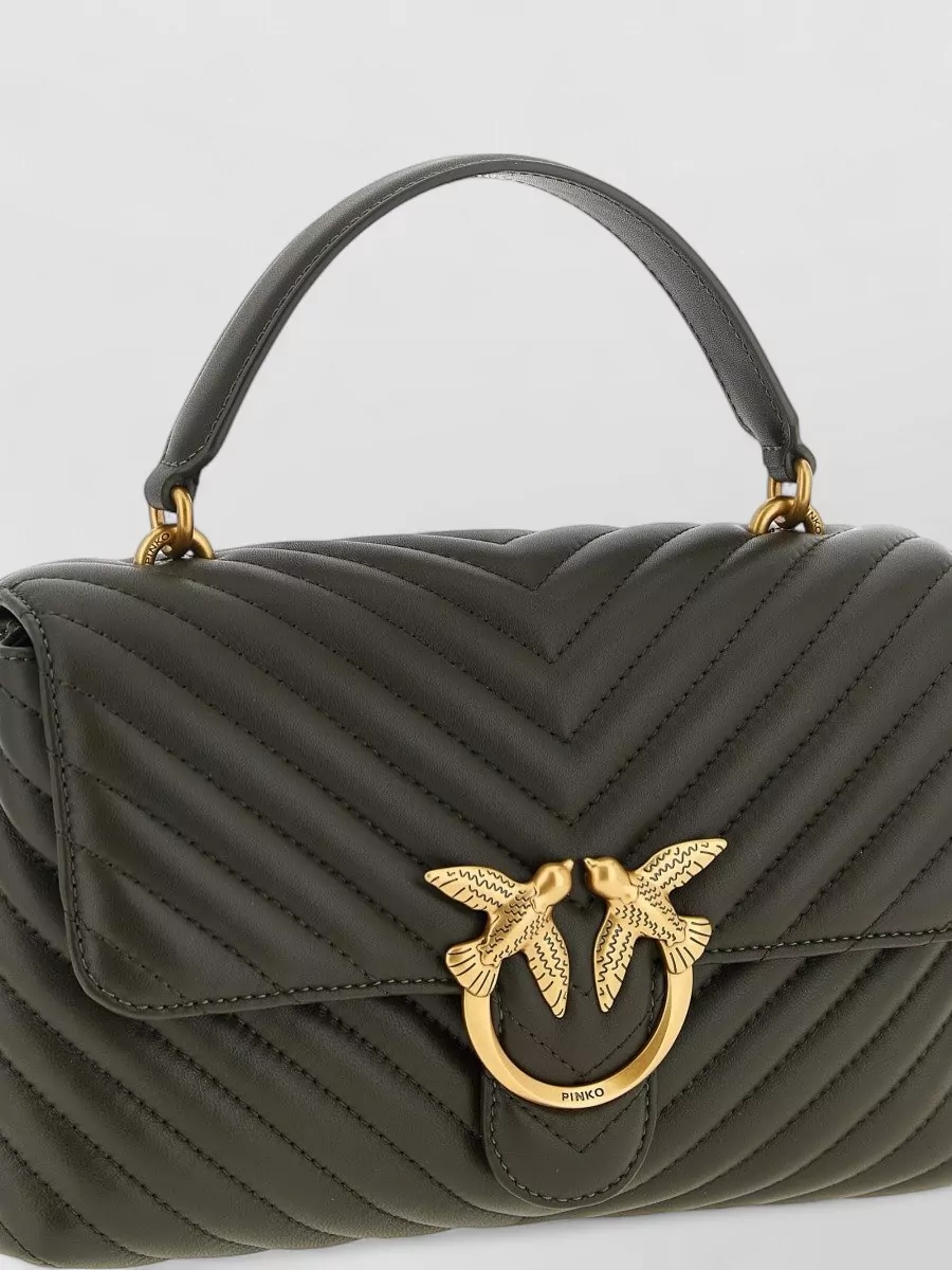Pinko Love Bag Puff Leather Shoulder Bag
