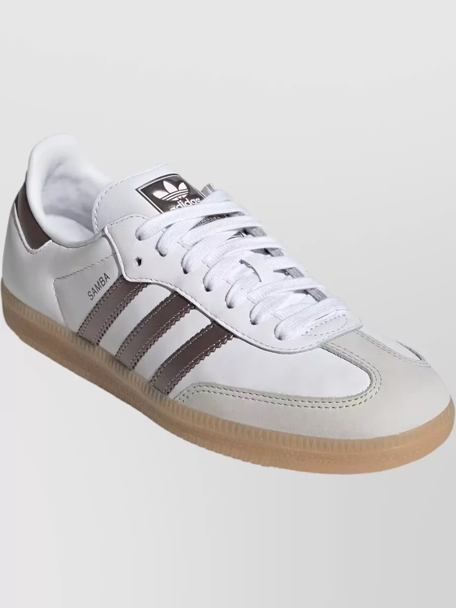 Adidas Leather Lace-Up Sneakers