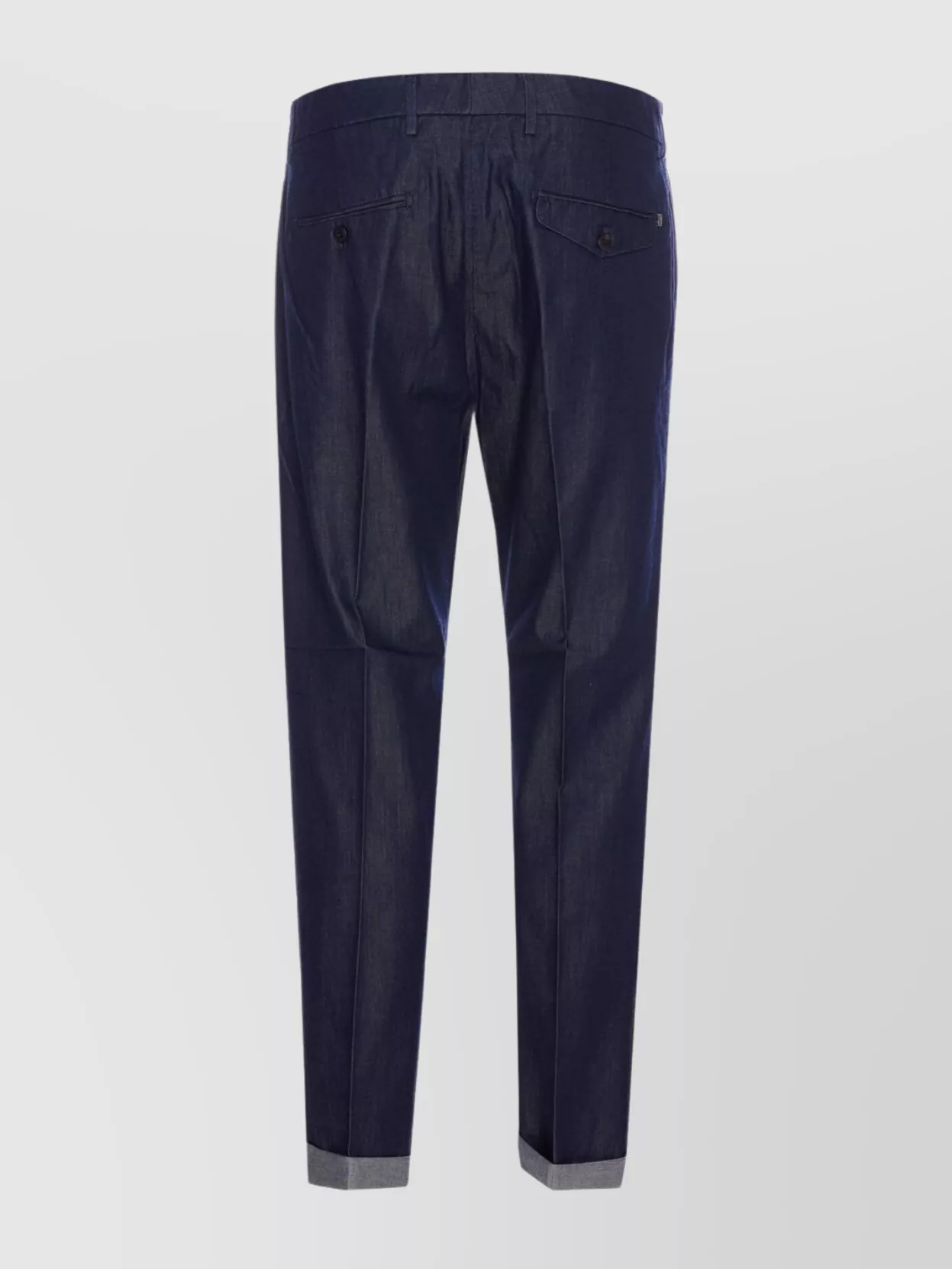 Dondup Tailored Trousers With Front Pleats And Cuffs