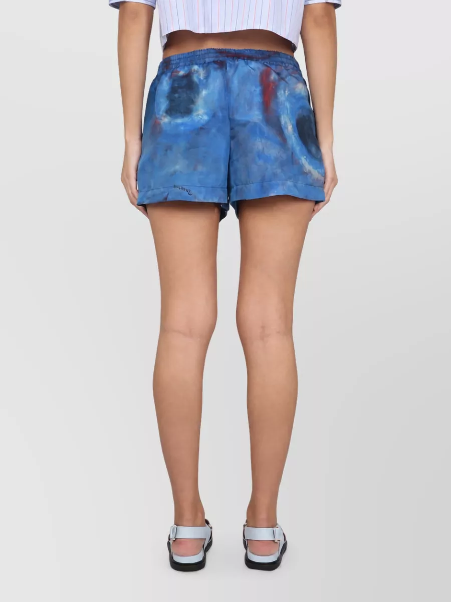 Marni Silk Knee-Length Shorts