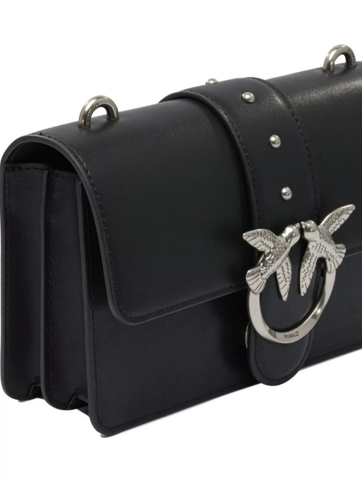 Pinko Love Bag One Mini Leather Crossbody Bag