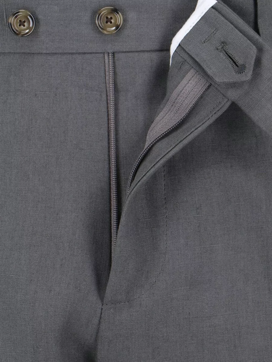 Lardini Tailored Suit Notched Lapels Chest And Side Pockets