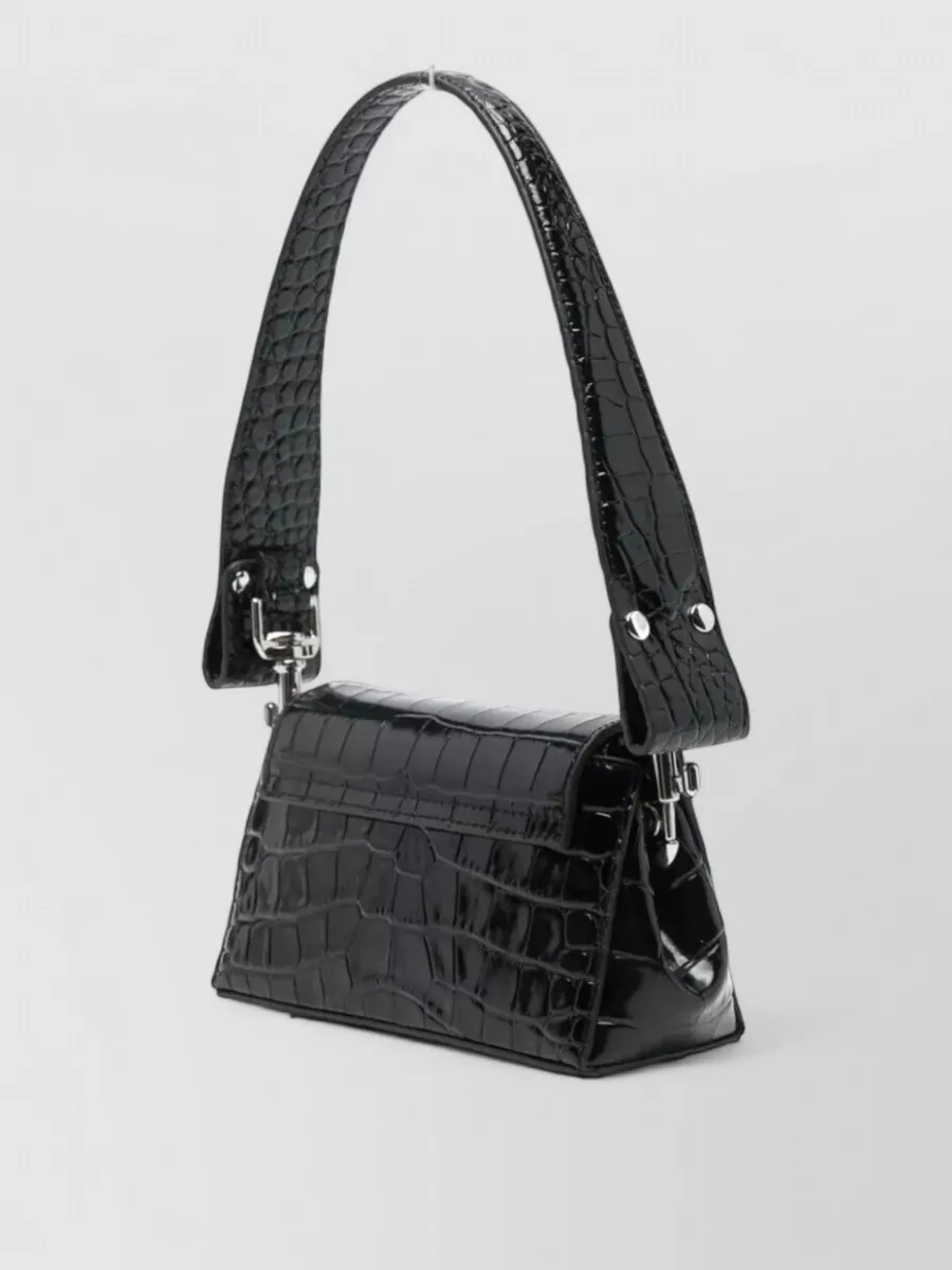Vivienne Westwood Hazel Small Leather Croc-Effect Tote Bag