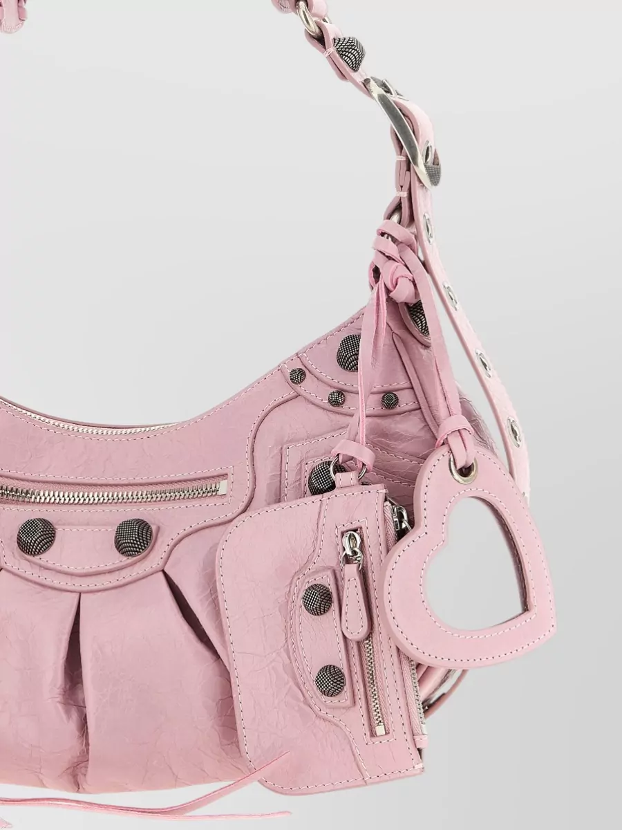 Balenciaga Le Cagole S Pleated Shoulder Bag