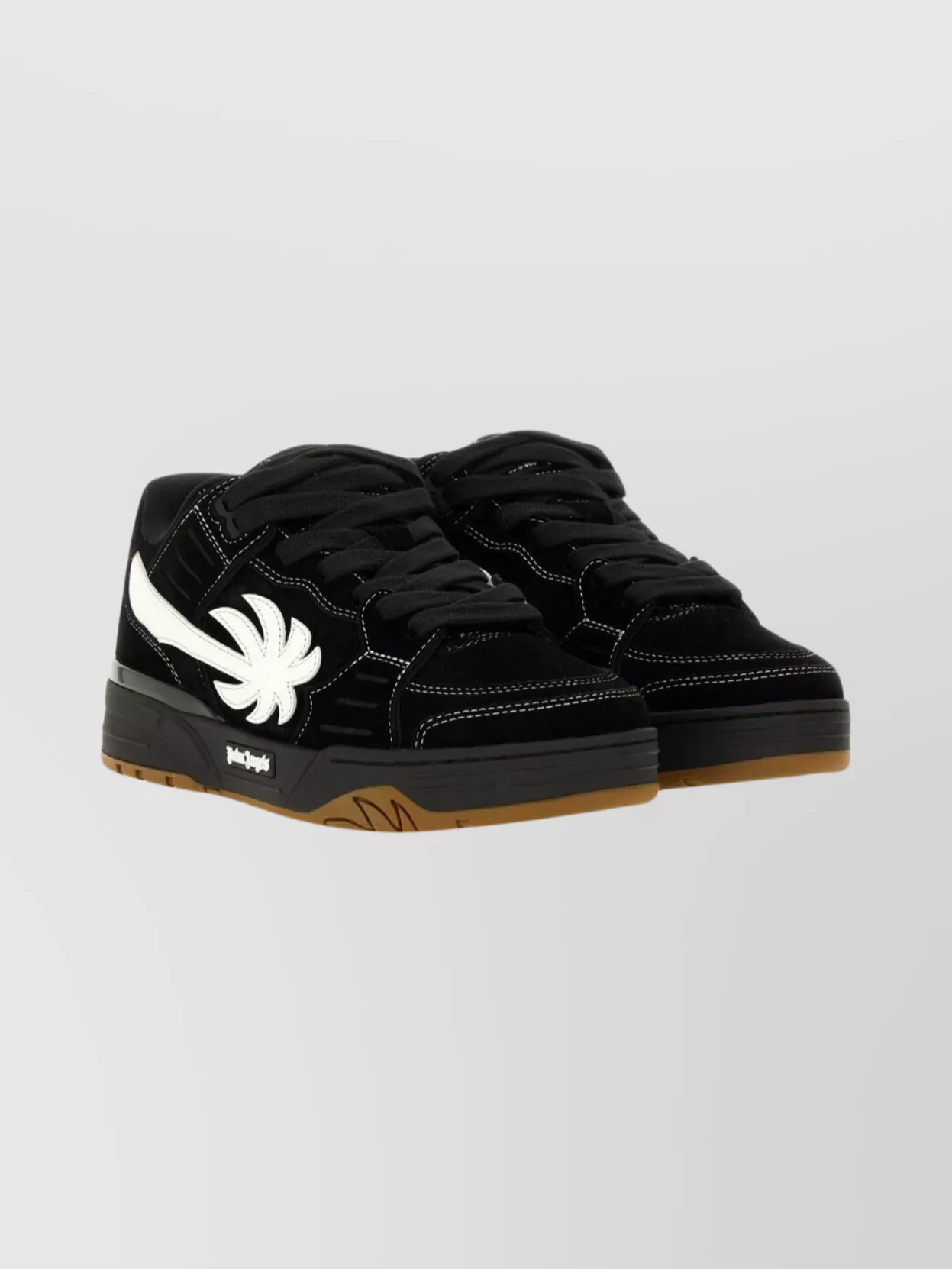 Palm Angels Sneakers With Contrast Stitching And Rubber Sole