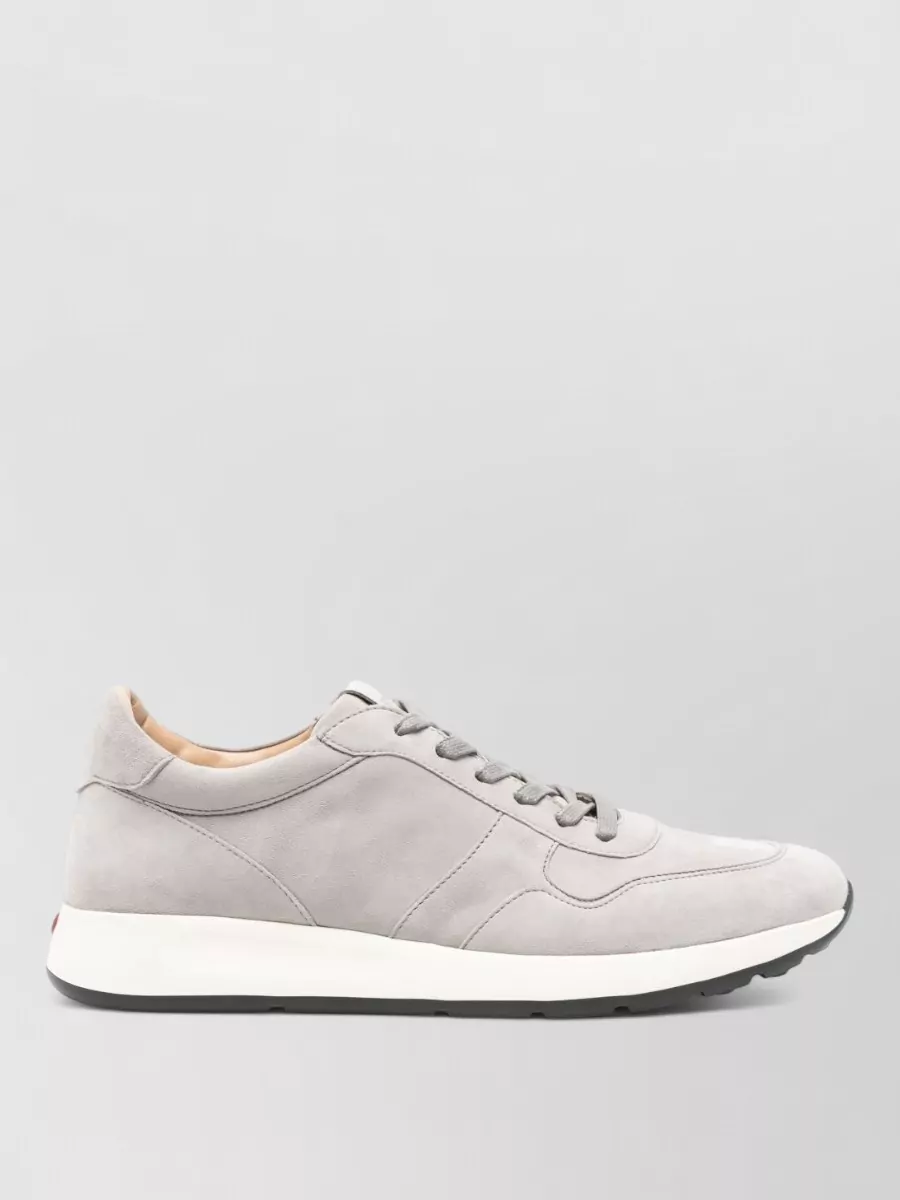 Tod's Dot Suede Leather Round Toe Sneakers