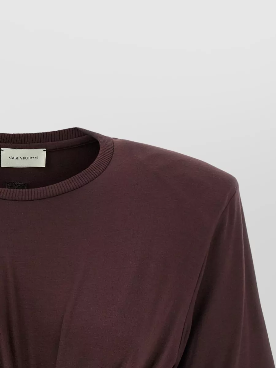 Magda Butrym Knotted Jersey T-Shirt