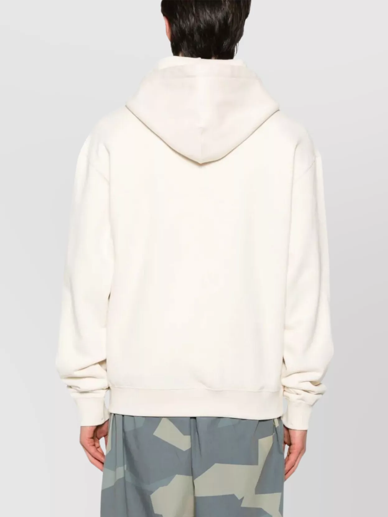 Jil Sander Hooded Sweatshirt Drawstring Ribbed Cuffs Hem