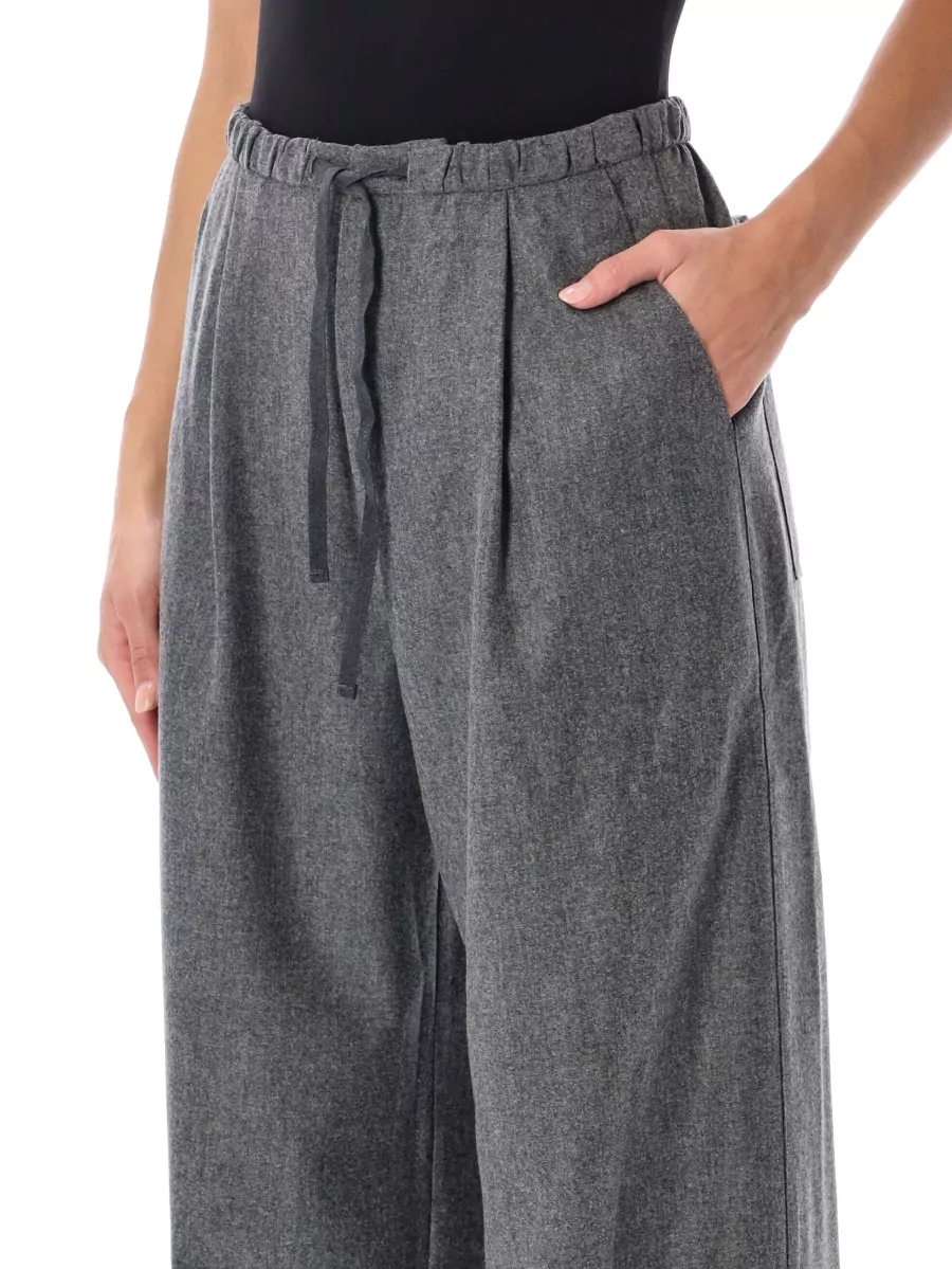 Soeur Wool Wide-Leg Trousers