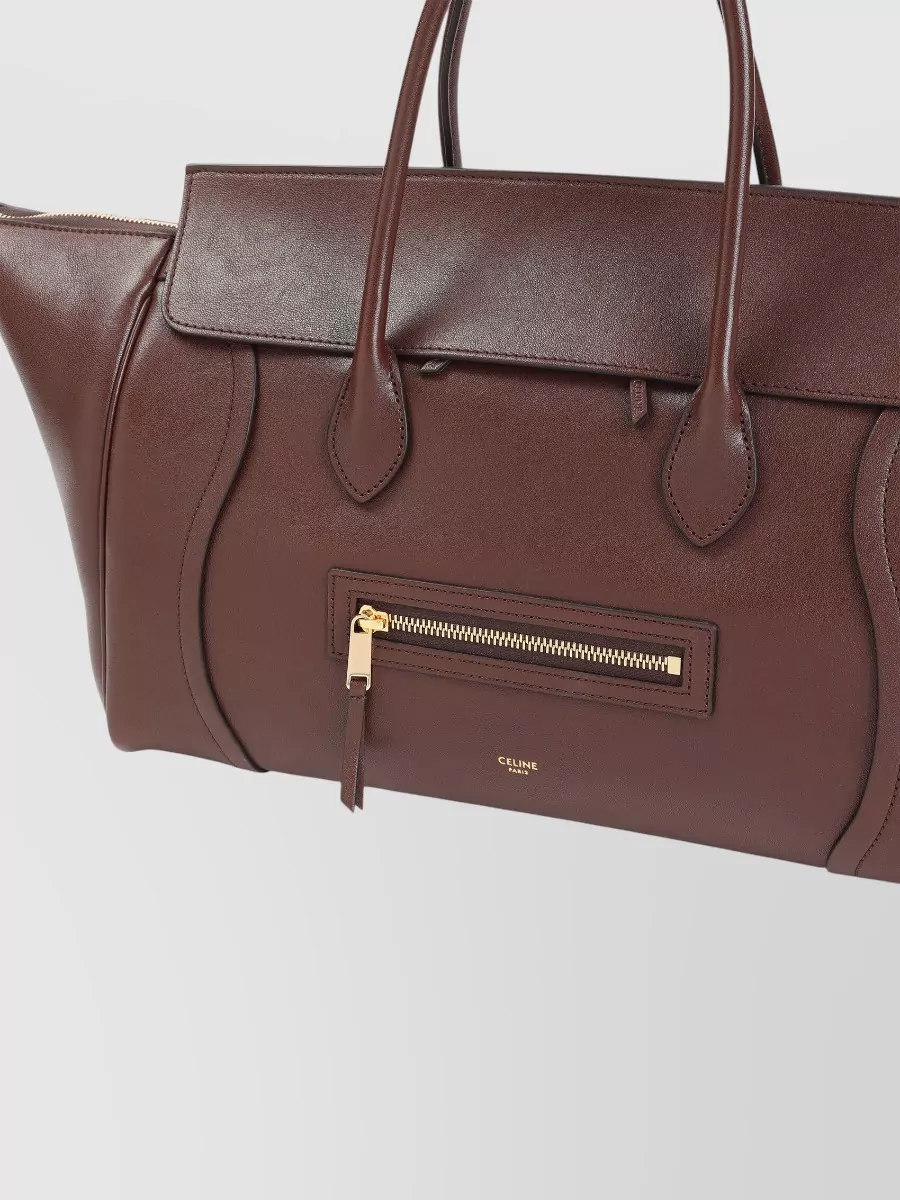 Celine Medium Luggage Bag Structured Silhouette Wings