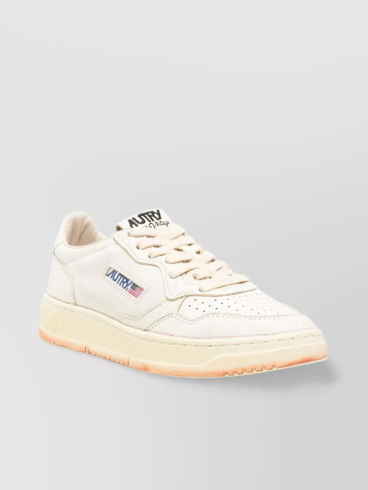 Autry Timeless Retro Sneakers With Perforated Silhouette