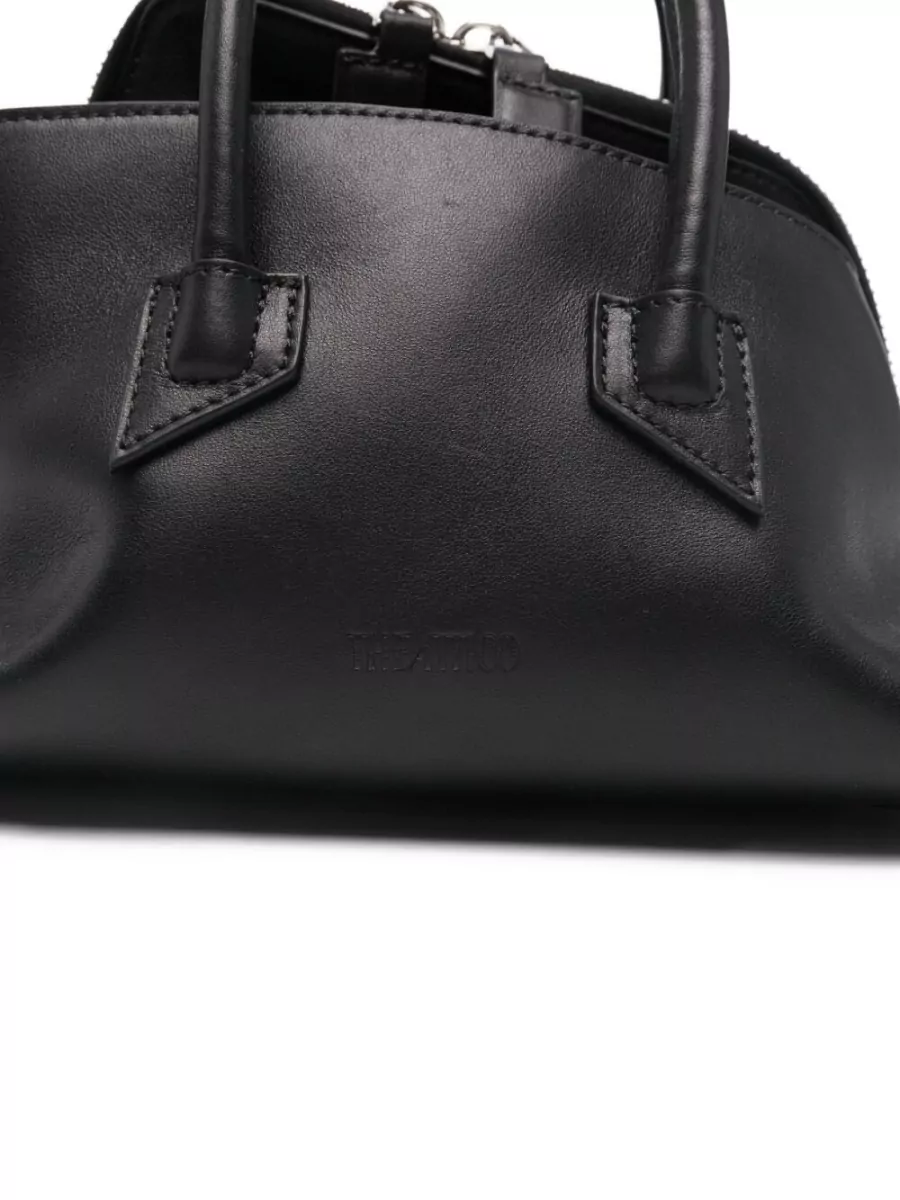 The Attico Mini Leather Top Handle Bag