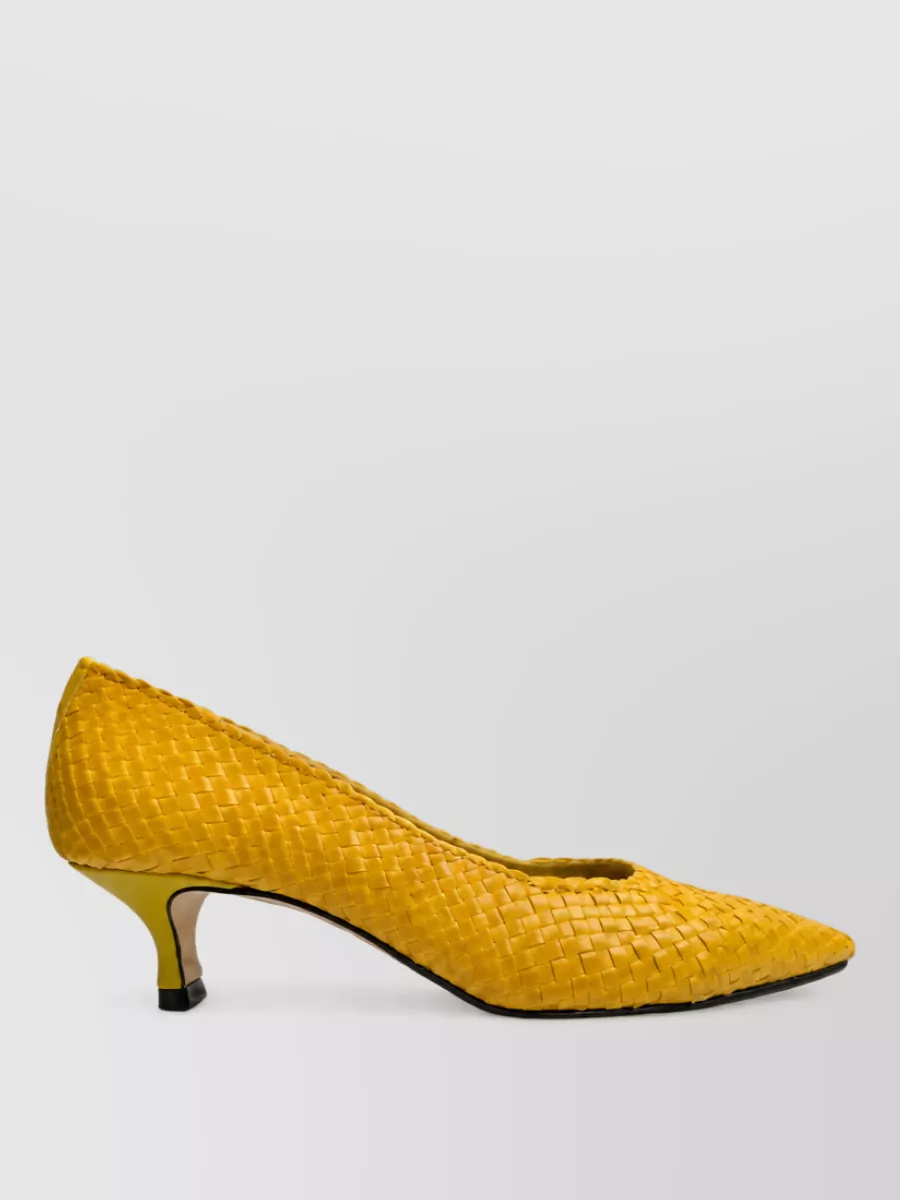 La Rose Woven Ballerina Pumps