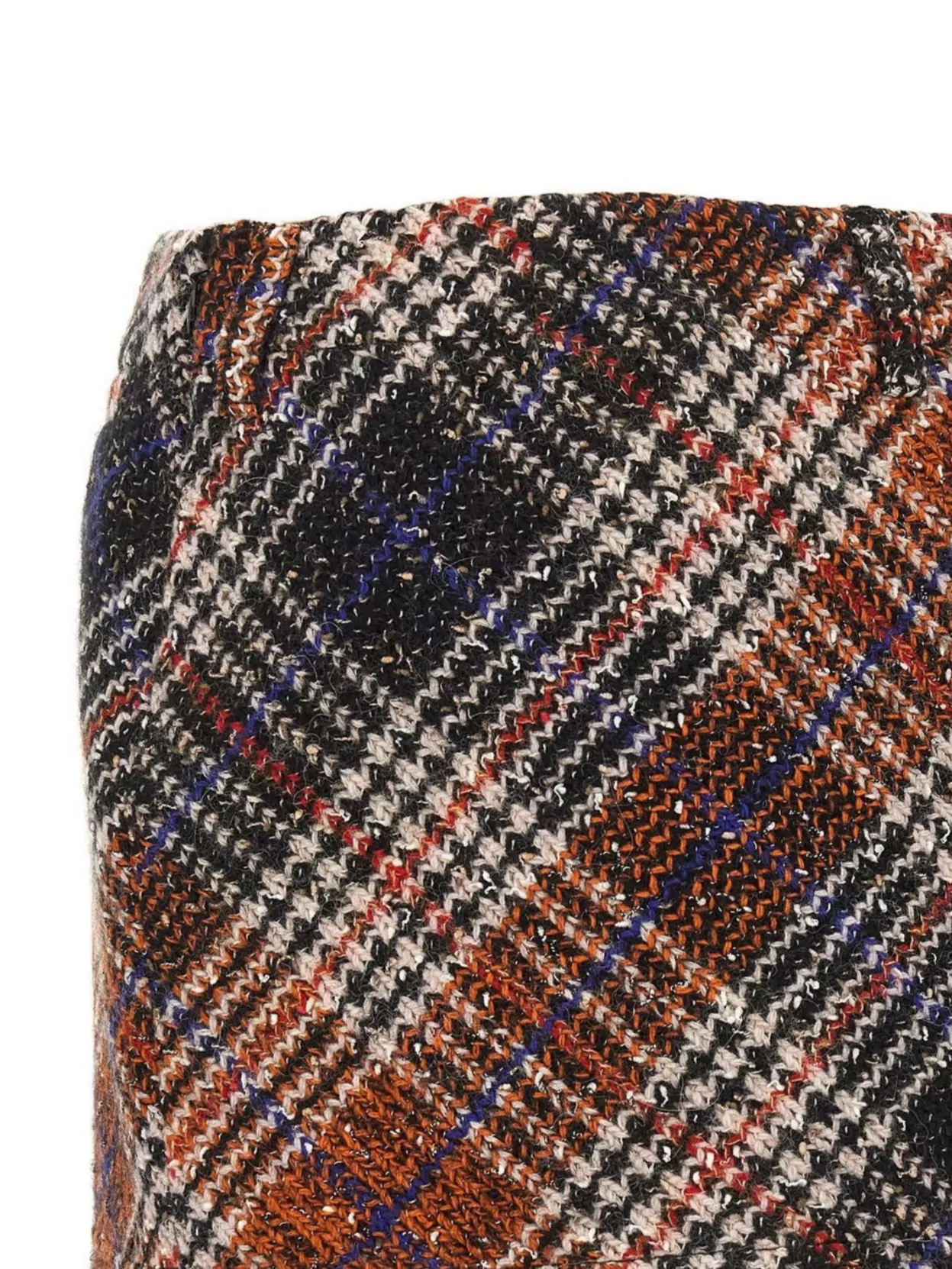 Missoni Plaid Mini Skirt Belt Loops