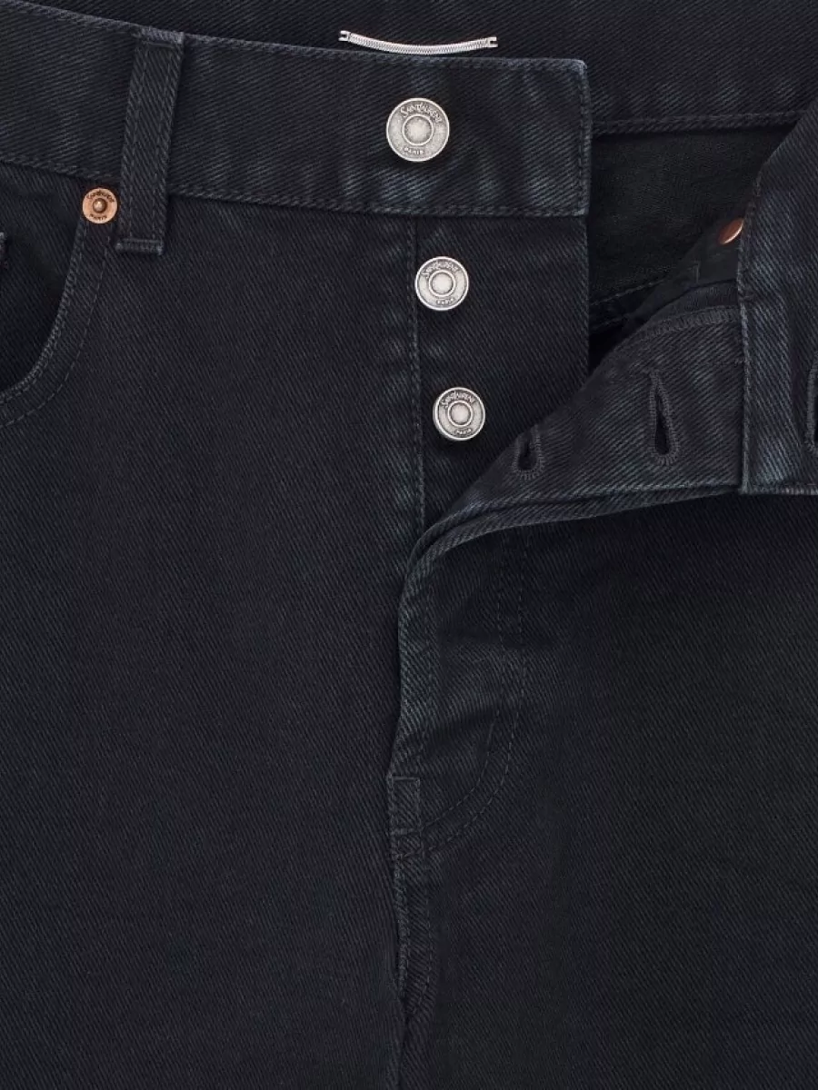Saint Laurent Loose Straight-Leg Jeans