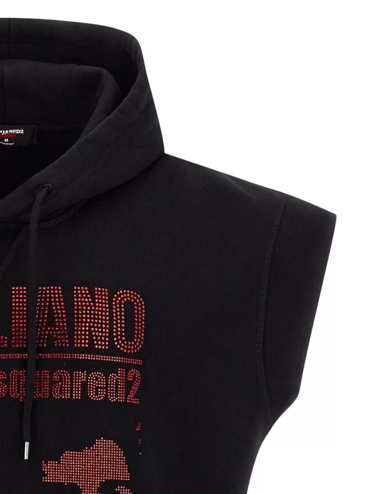 Dsquared2 Magliano Capsule Sleeveless Hoodie With Graphic Print
