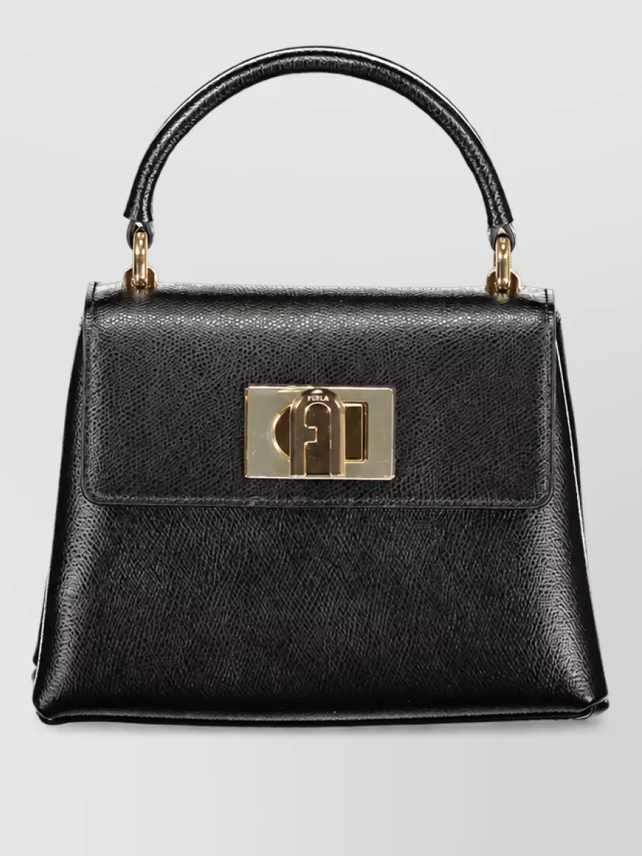 Furla leather clutch bag