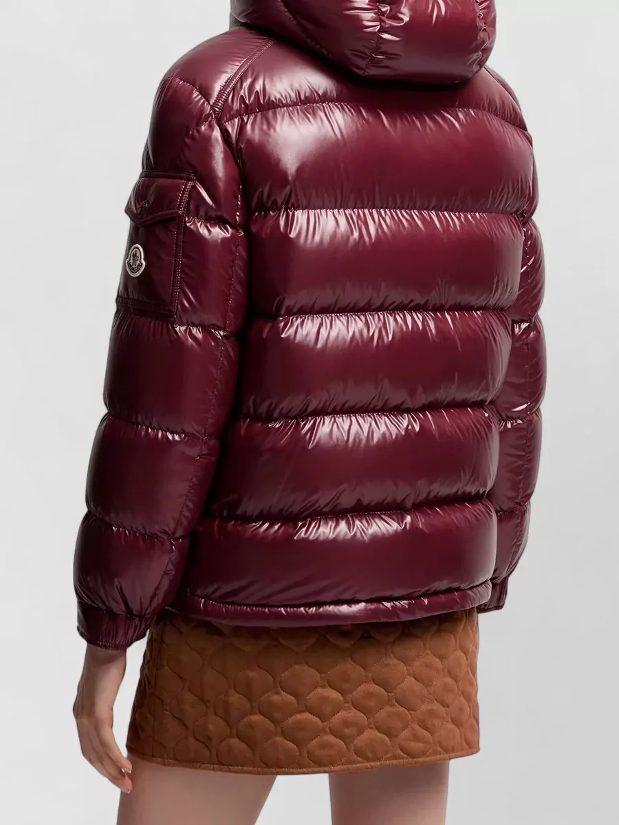 Moncler Down Hooded Short Puffer Jacket