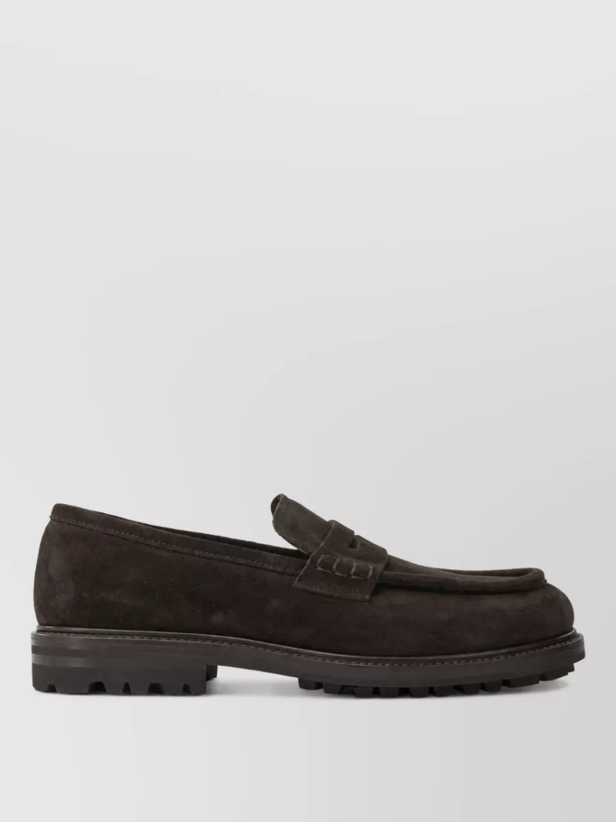 Henderson Baracco Suede Leather Loafers