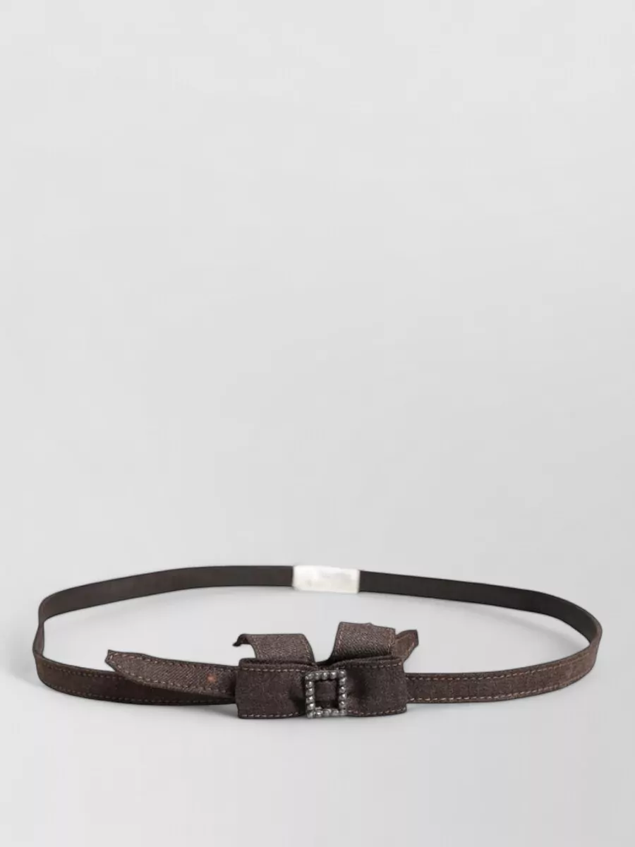 Ermanno Scervino wool bow belt