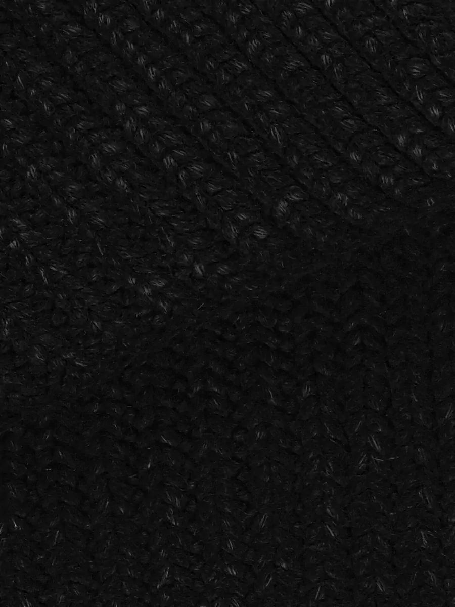 Ugg Ribbed Knit Scarf Featuring Folded Edge