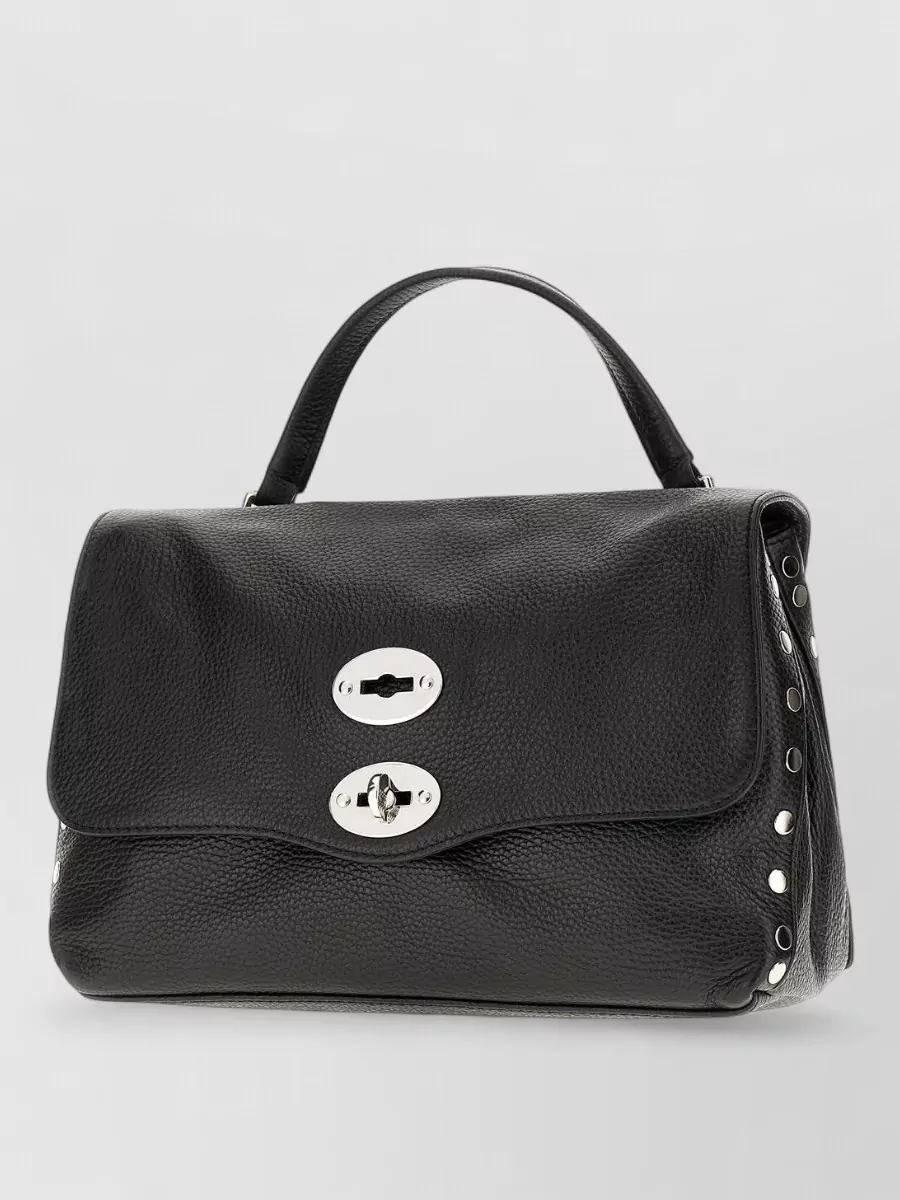 Zanellato Leather Studded Tote Bag
