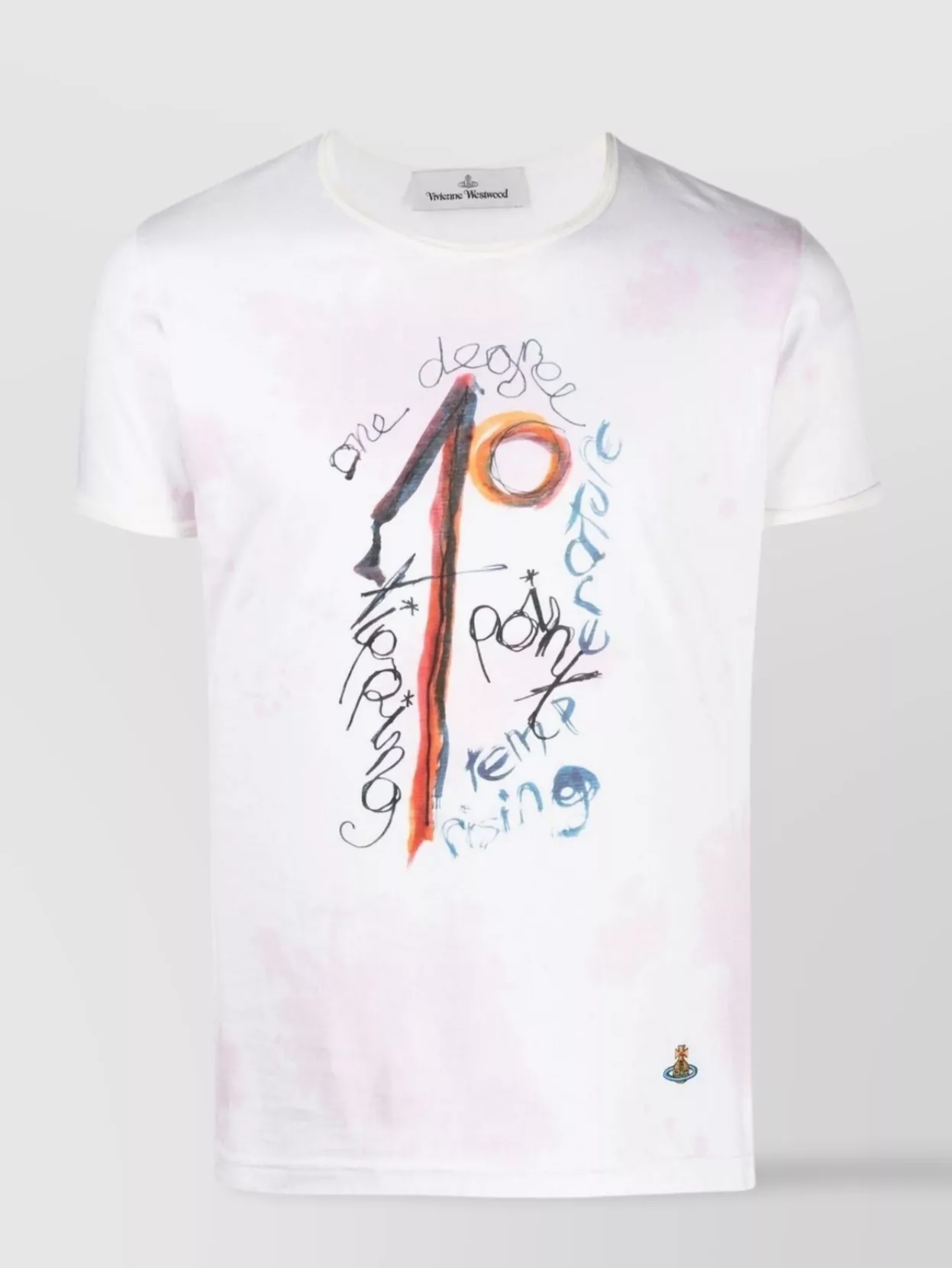 Shop Vivienne Westwood Organic Cotton Sketch Print T-shirt In White