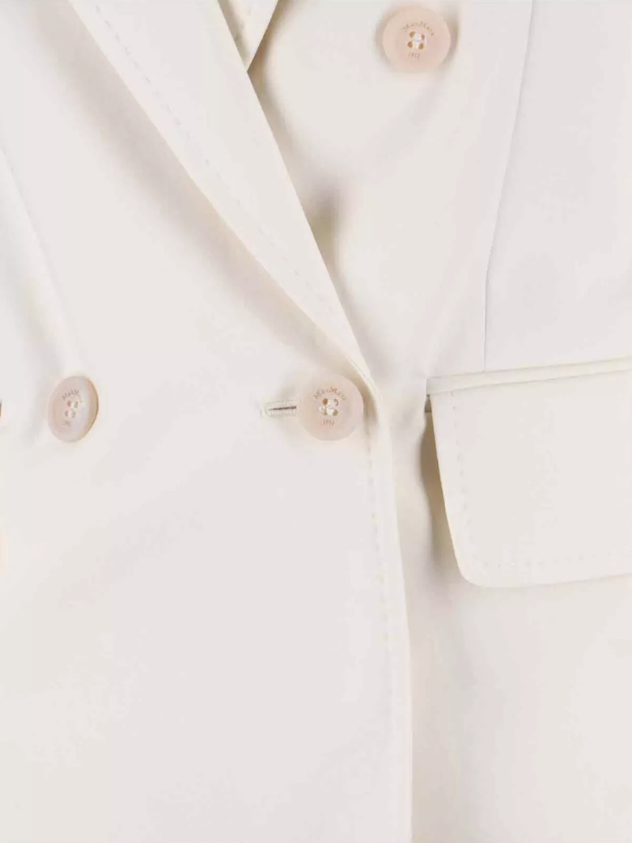 Max Mara Tailored Double-Breasted Jacket Flap Pockets