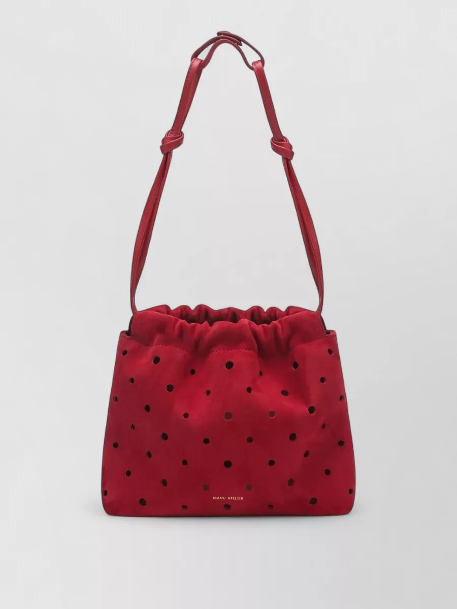 Manu Atelier na calfskin bucket bag