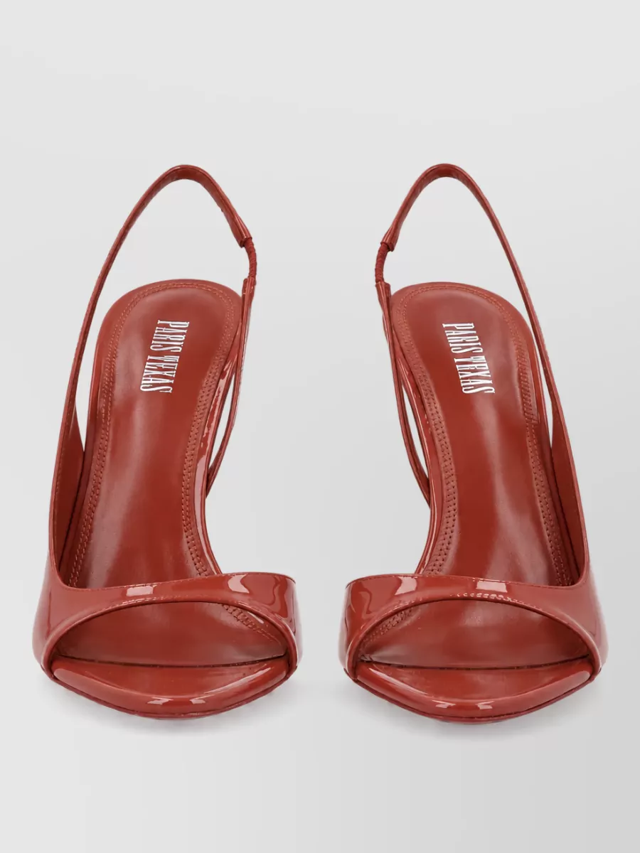 Paris Texas Leather slingback sandals