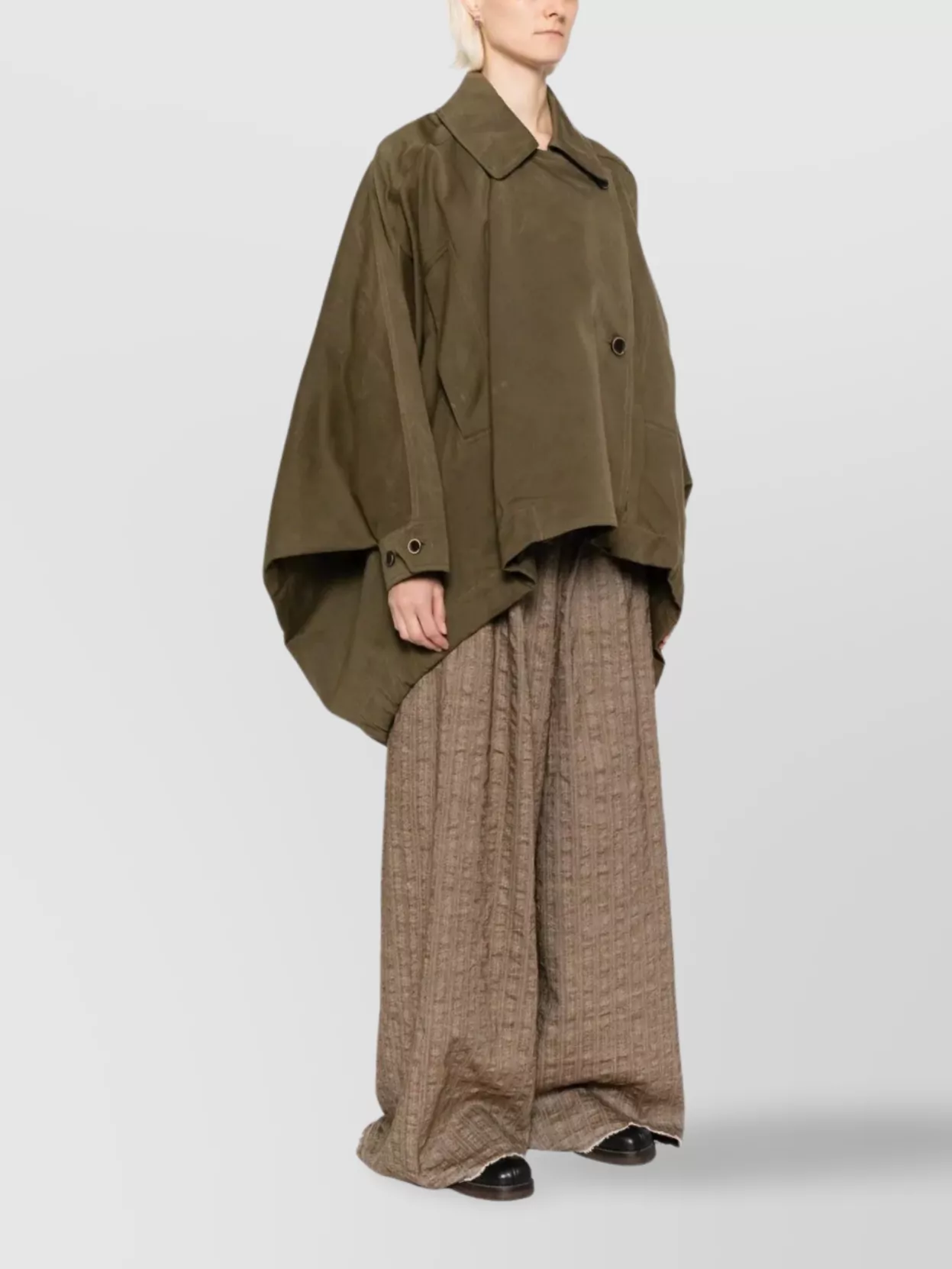 Uma Wang Oversized Asymmetrical Double Breasted Jacket