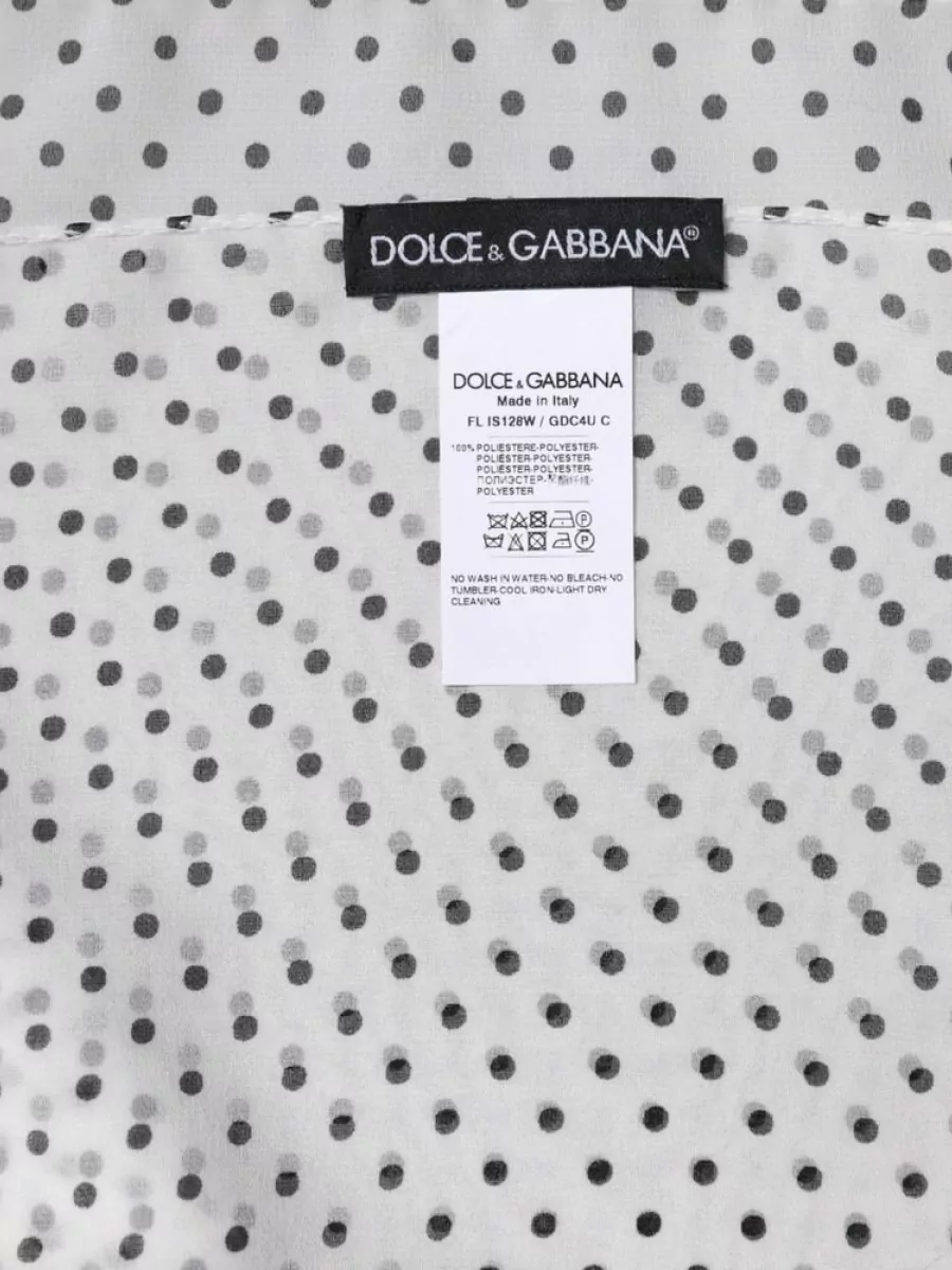 Dolce&Gabbana Polka Dot Scarf
