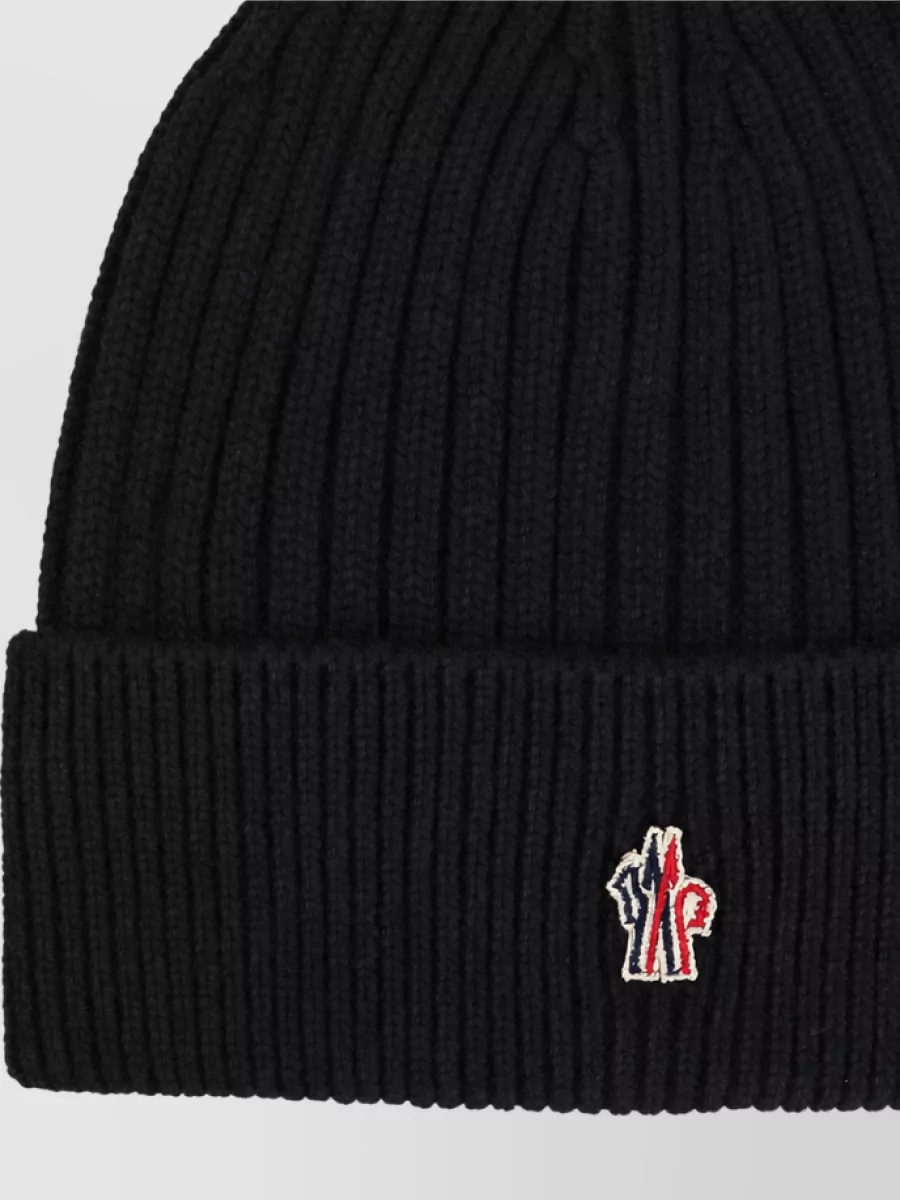 Moncler Grenoble Ribbed virgin wool beanie
