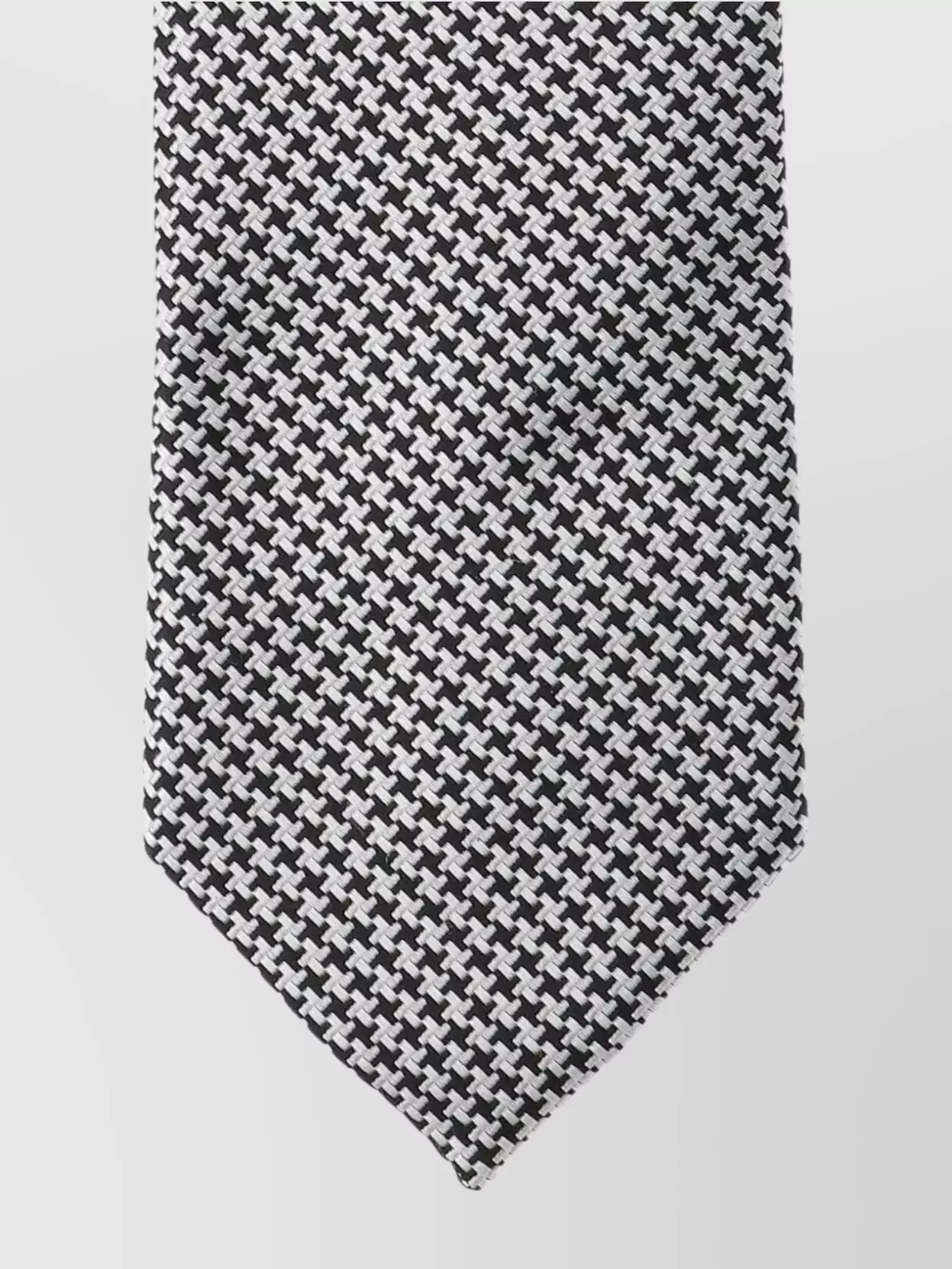 Tom Ford Houndstooth Tie Pointed Tip