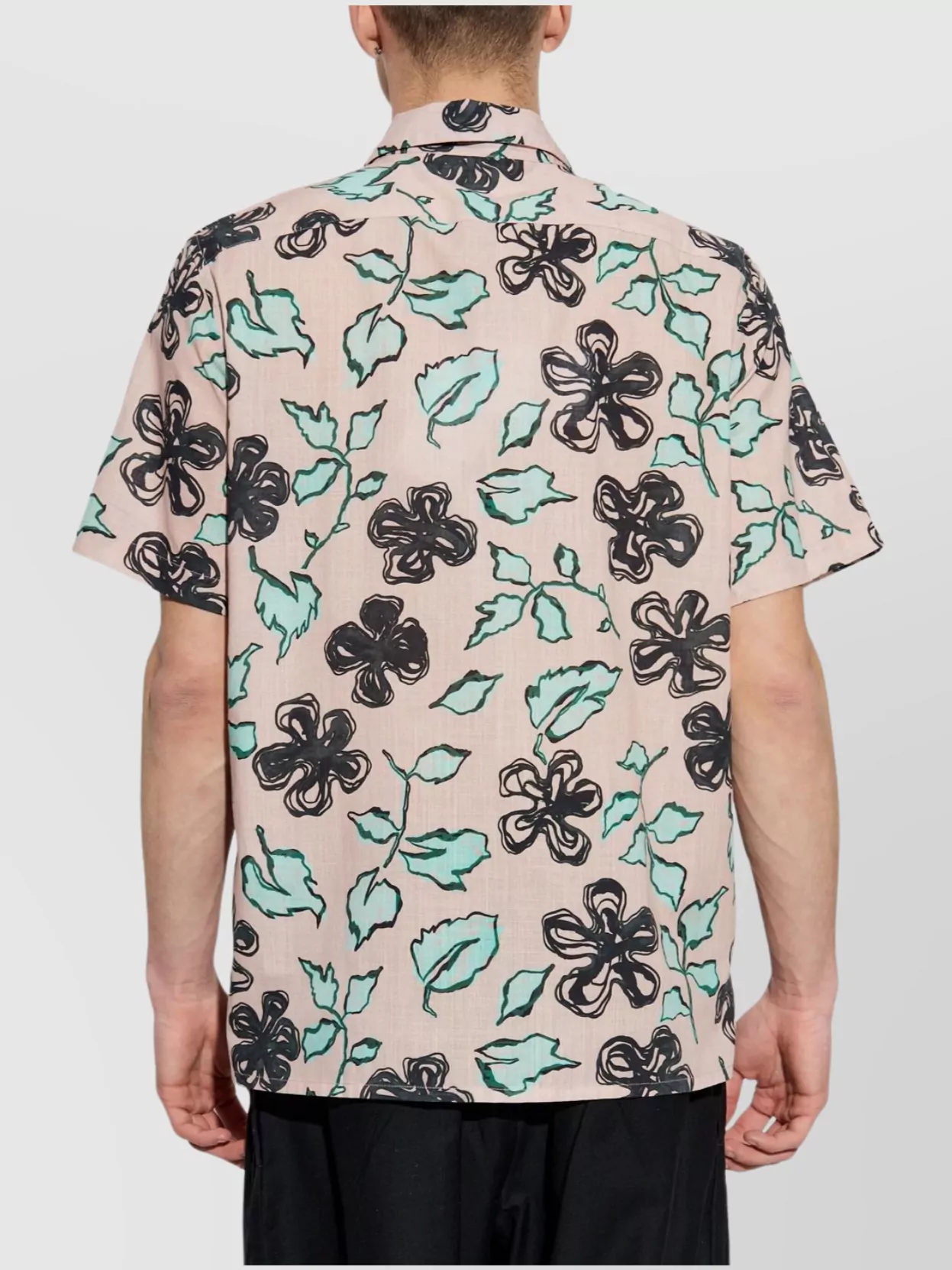 Shop Paul Smith Floral Pattern Organic Cotton Shirt