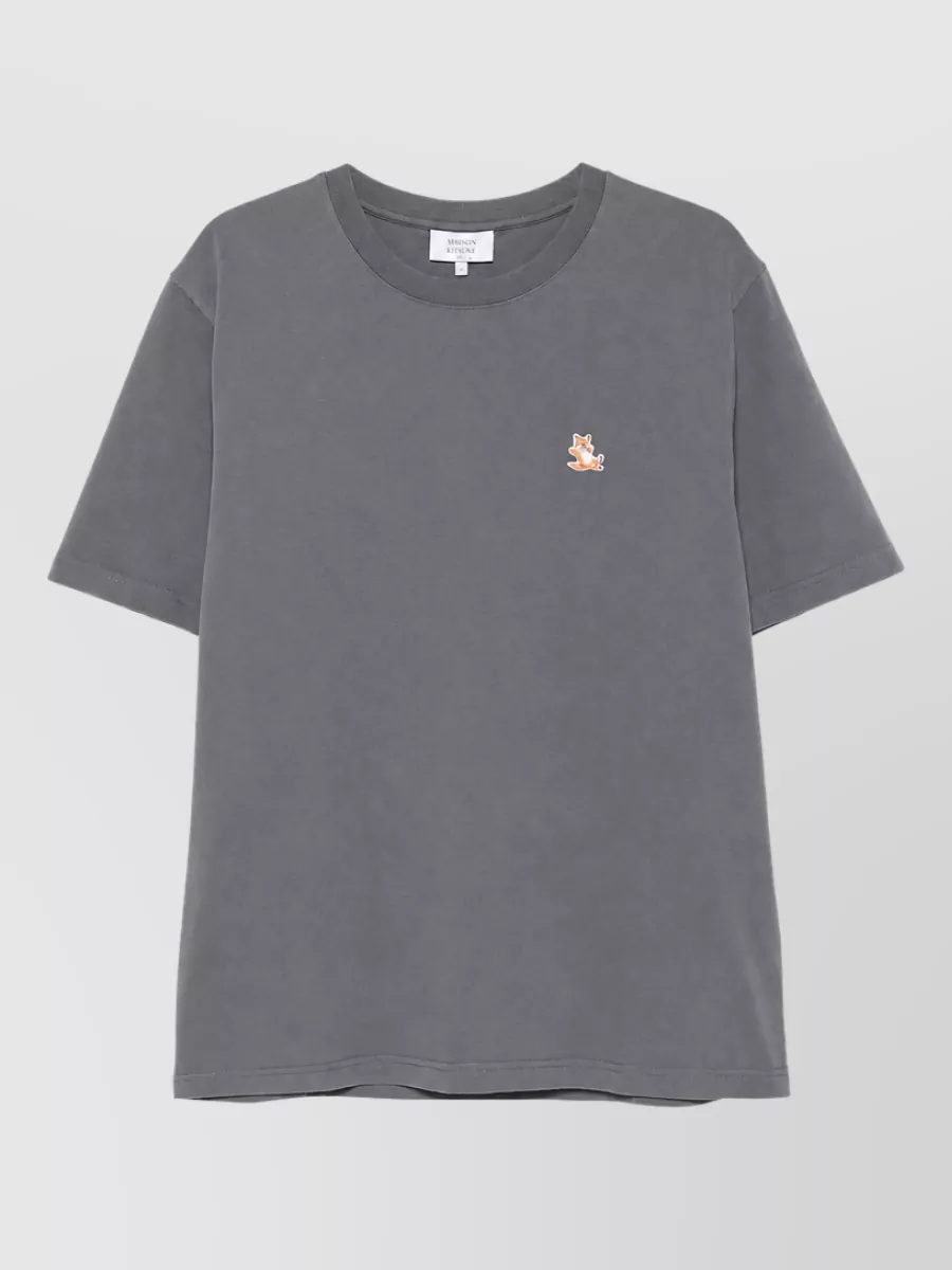 Maison Kitsuné cotton fox patch short-sleeve t-shirt