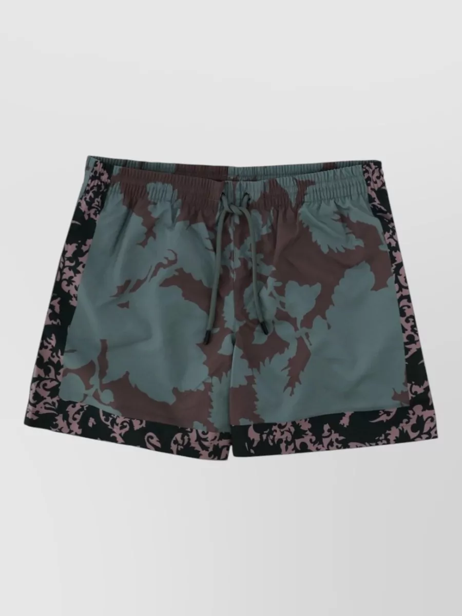 Dries Van Noten Floral-print swim shorts