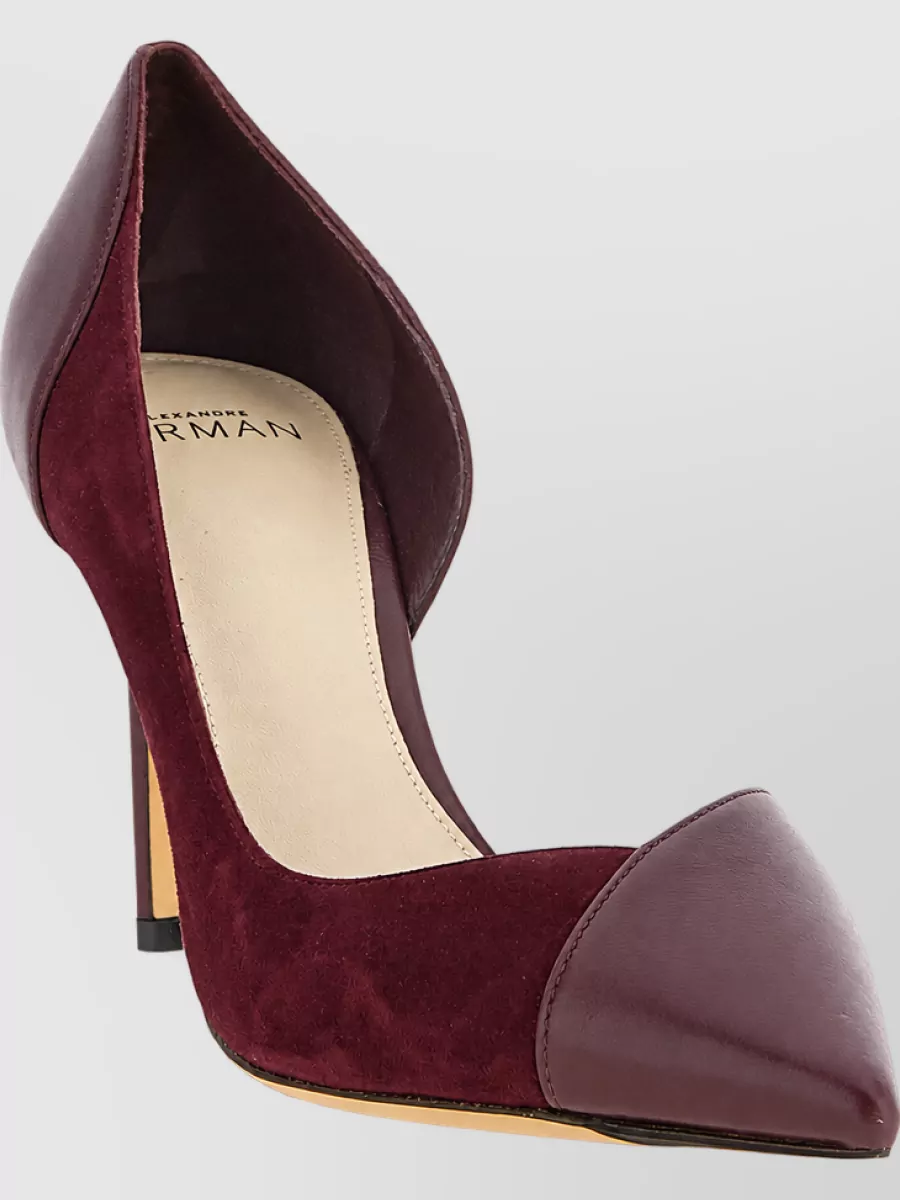 Alexandre Birman Leather Asymmetric Pumps