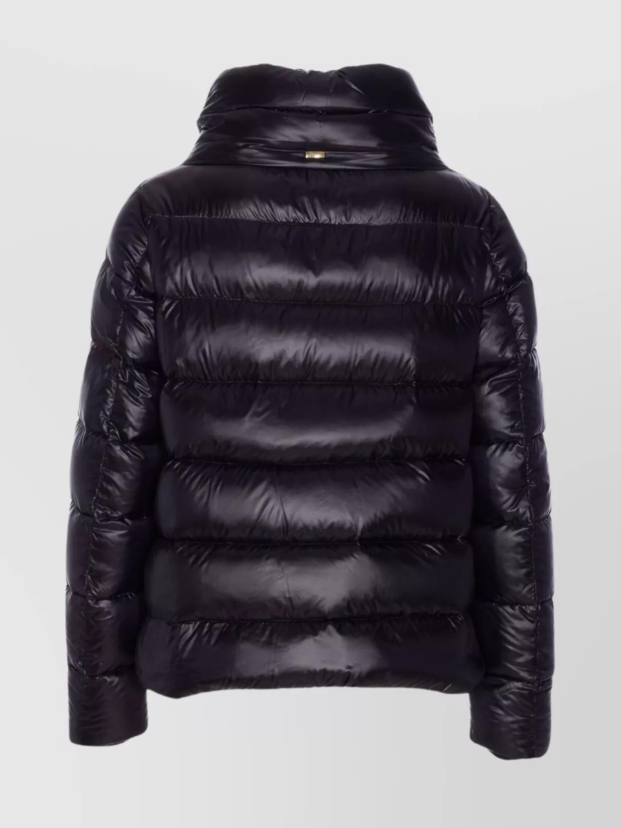 Herno Light Padded Jacket With High Neck In Black