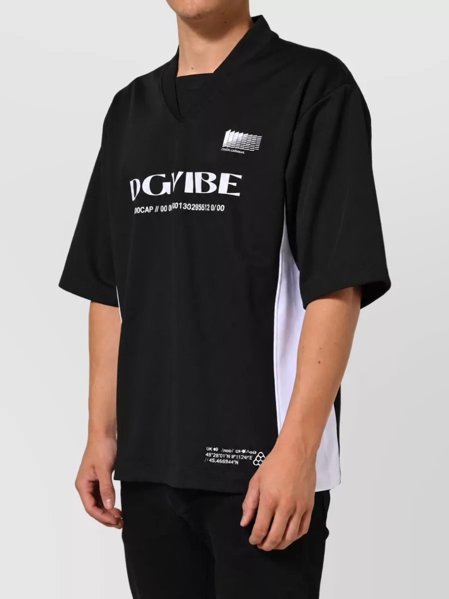 Dolce&Gabbana Polyester Oversized Polo Shirt
