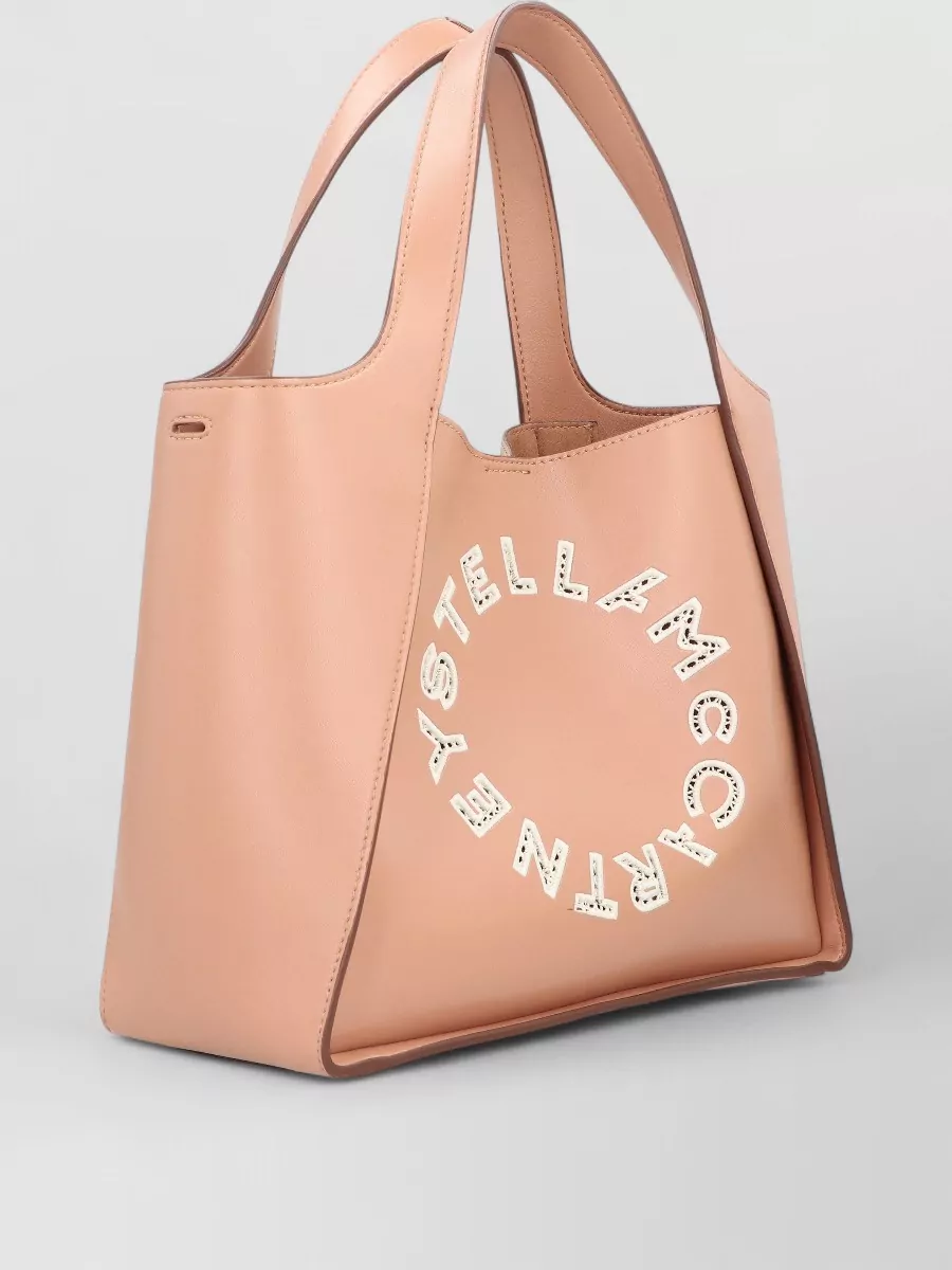 Stella Mccartney Logo Tote Bag Shoulder Strap Design