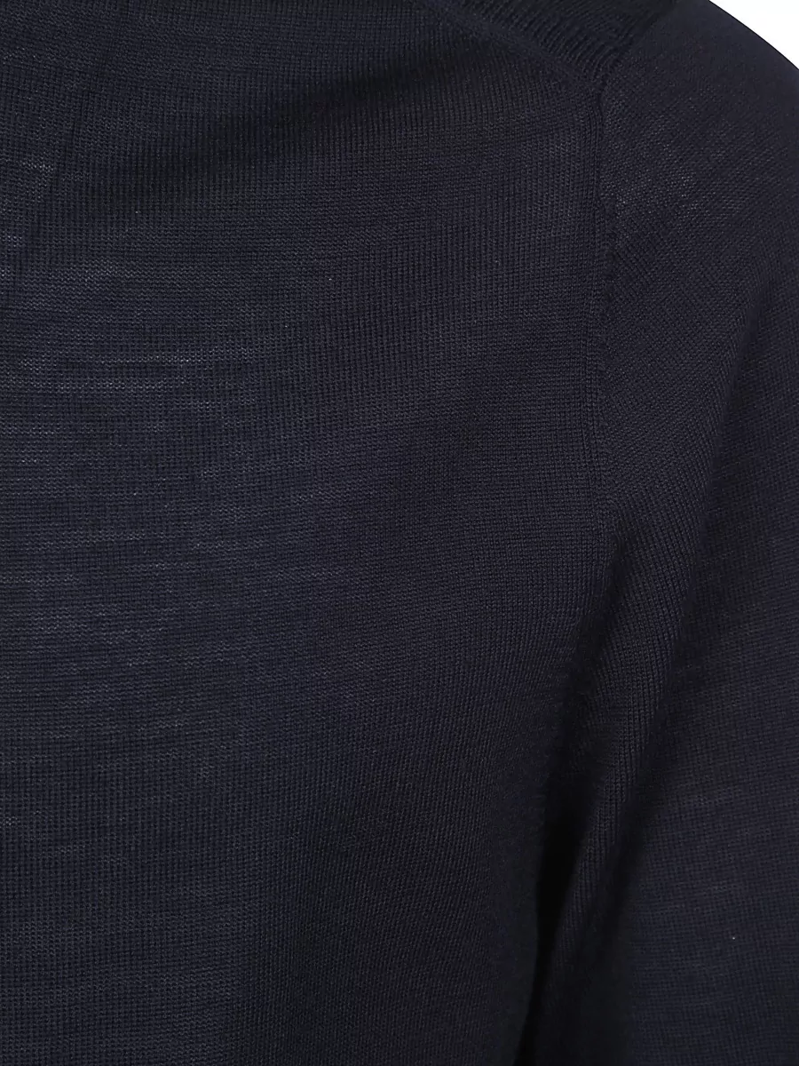 Paul Smith Merino Wool Zip Neck Sweater