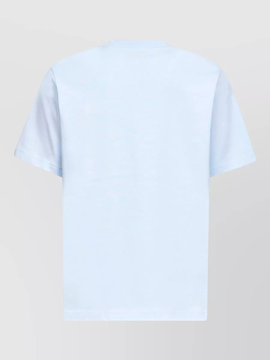 Casablanca Ribbed Crew Neck Short Sleeve T-Shirt
