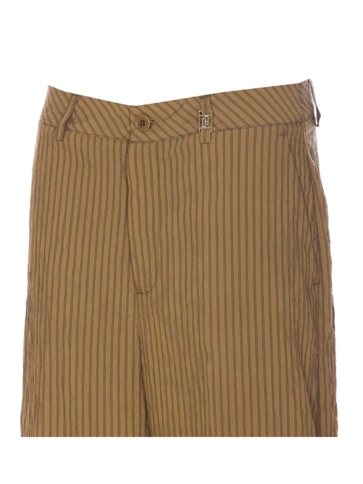 Liu •jo Trousers Featuring Belt Loops And Striped Pattern