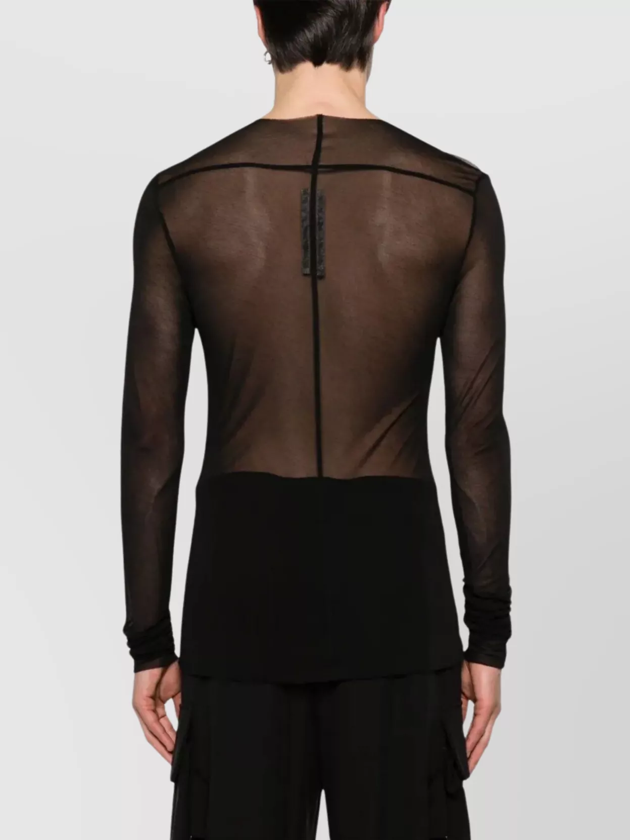 Rick Owens Crew Neck Long Sleeve T-Shirt