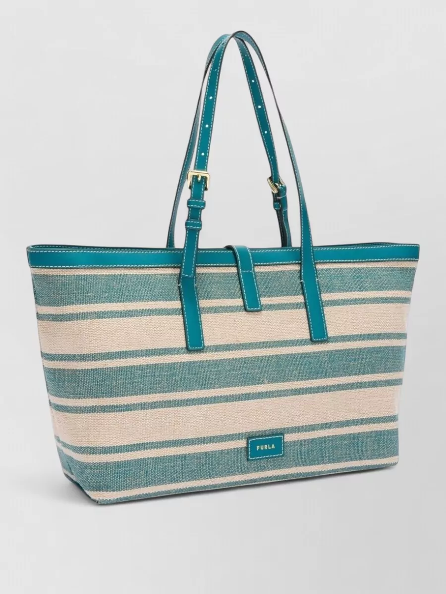 Furla Silk Nylon Tote Bag